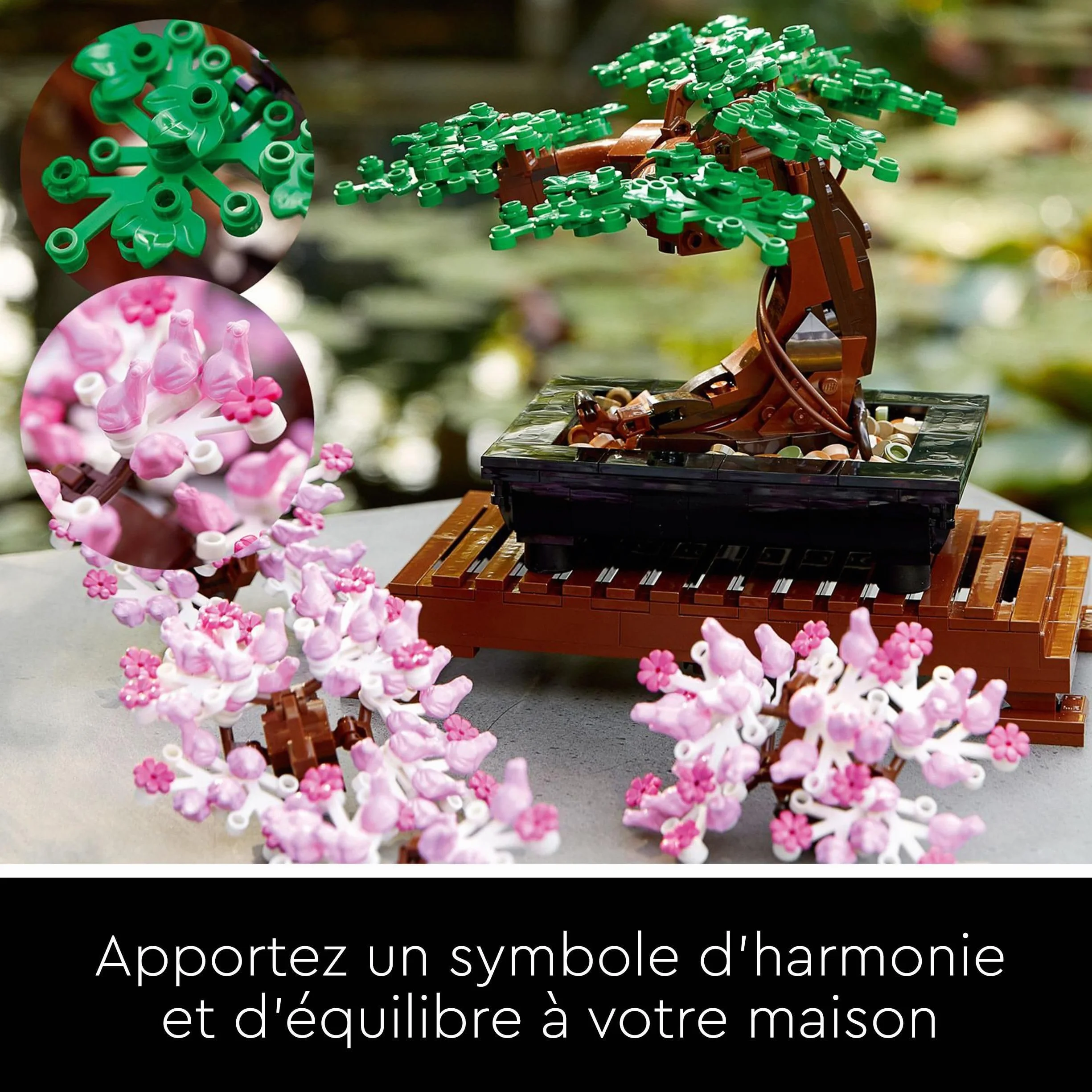 Lego Botanicals Bonsaï 10281 - Set de Construction avec Plante Artificielle pour Adulte