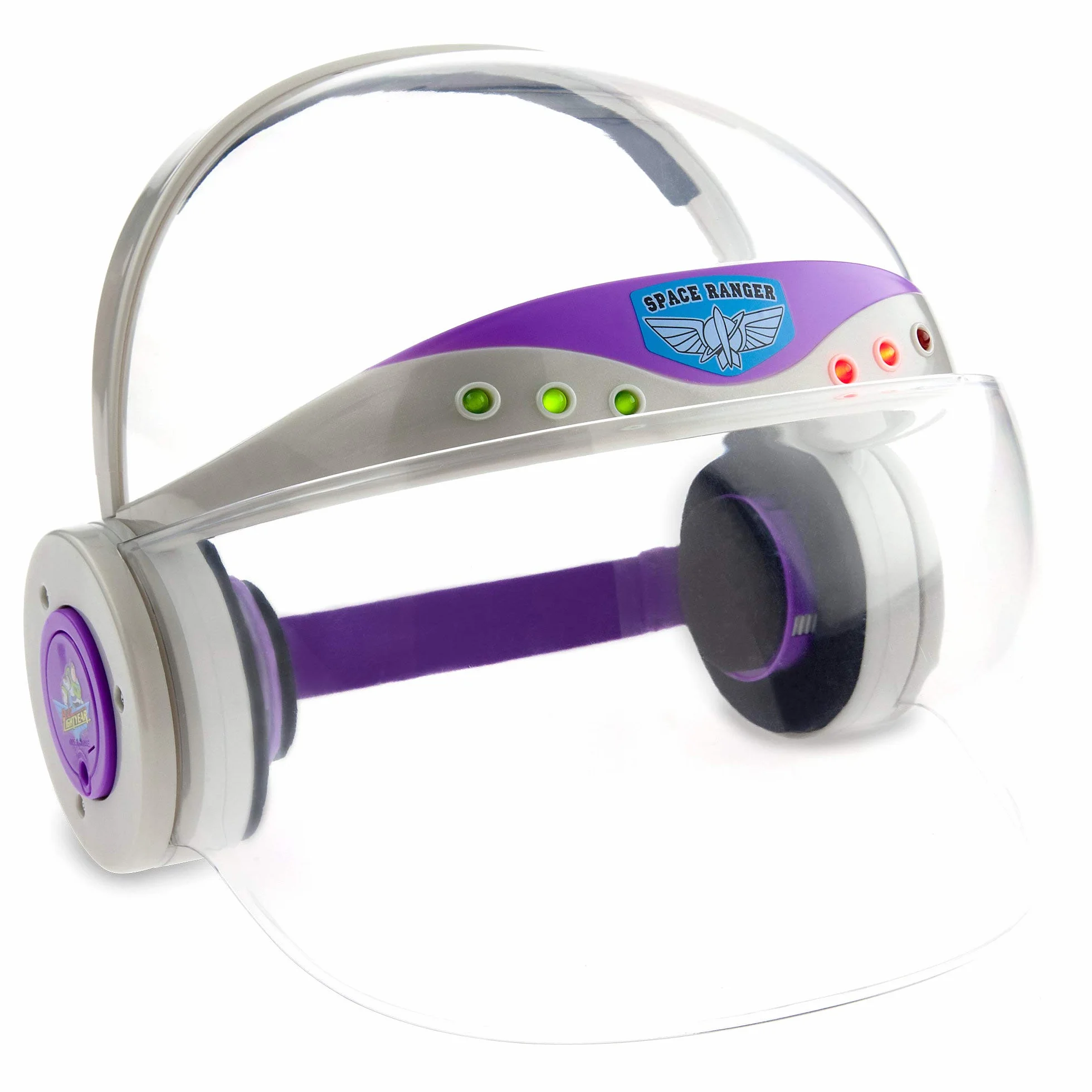 Disney Pixar Casque lumineux officiel Buzz l'Éclair pour enfants – Déguisement et jeu de rôle avec lumières et sons