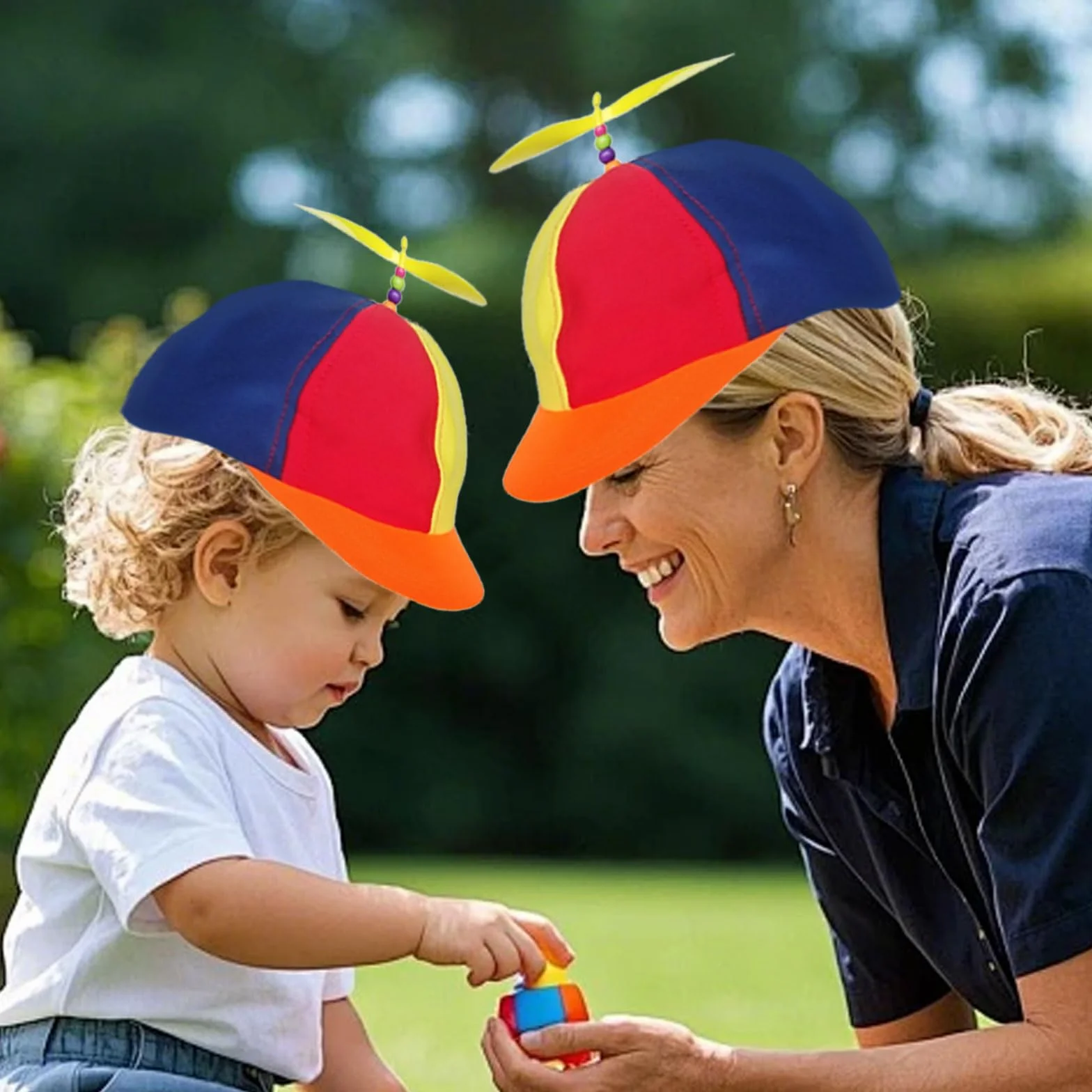 Casquette Baseball Hélice Réglable Adultes Enfant Carnaval