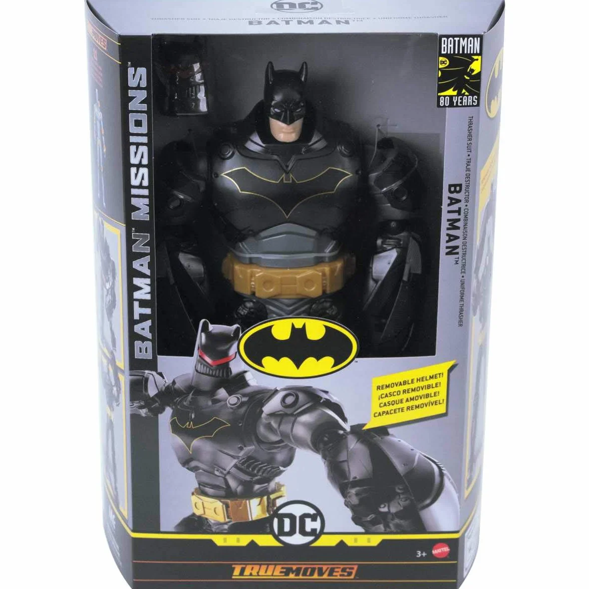 DC Comics Batman Missions figurine articulée 30 cm combinaison destructrice masque amovible jouet enfant GCK65