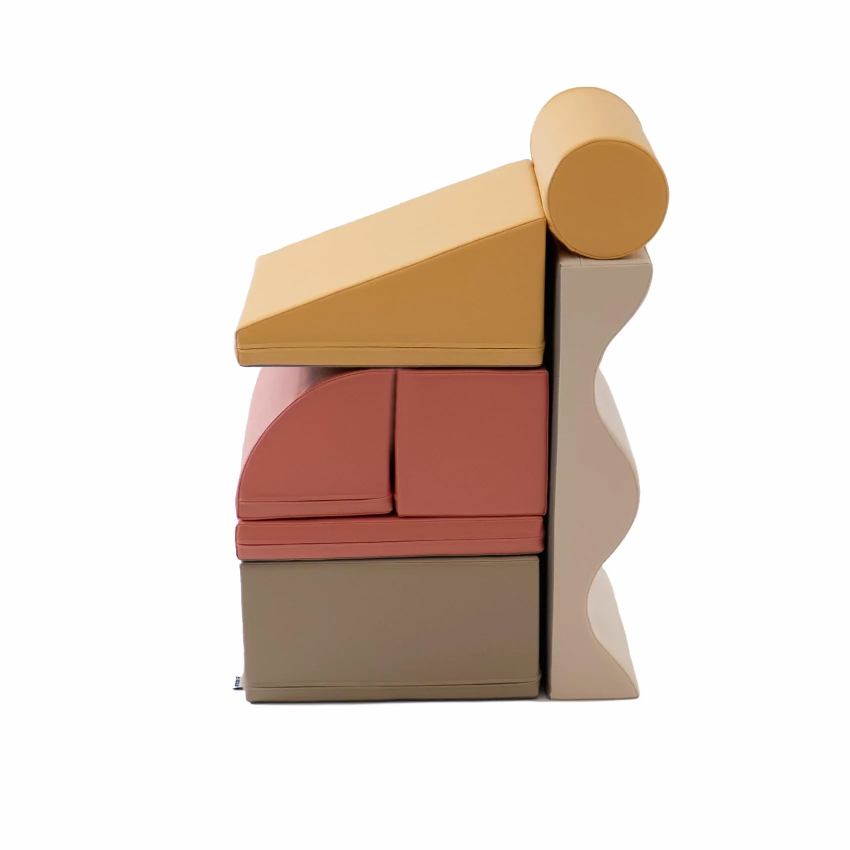 IGLU Soft Play Discoverer 7 XL Blocs Jeu d’Éveil Montessori Toboggan d’Intérieur Parcours de Motricité en Mousse Jouets éducatifs