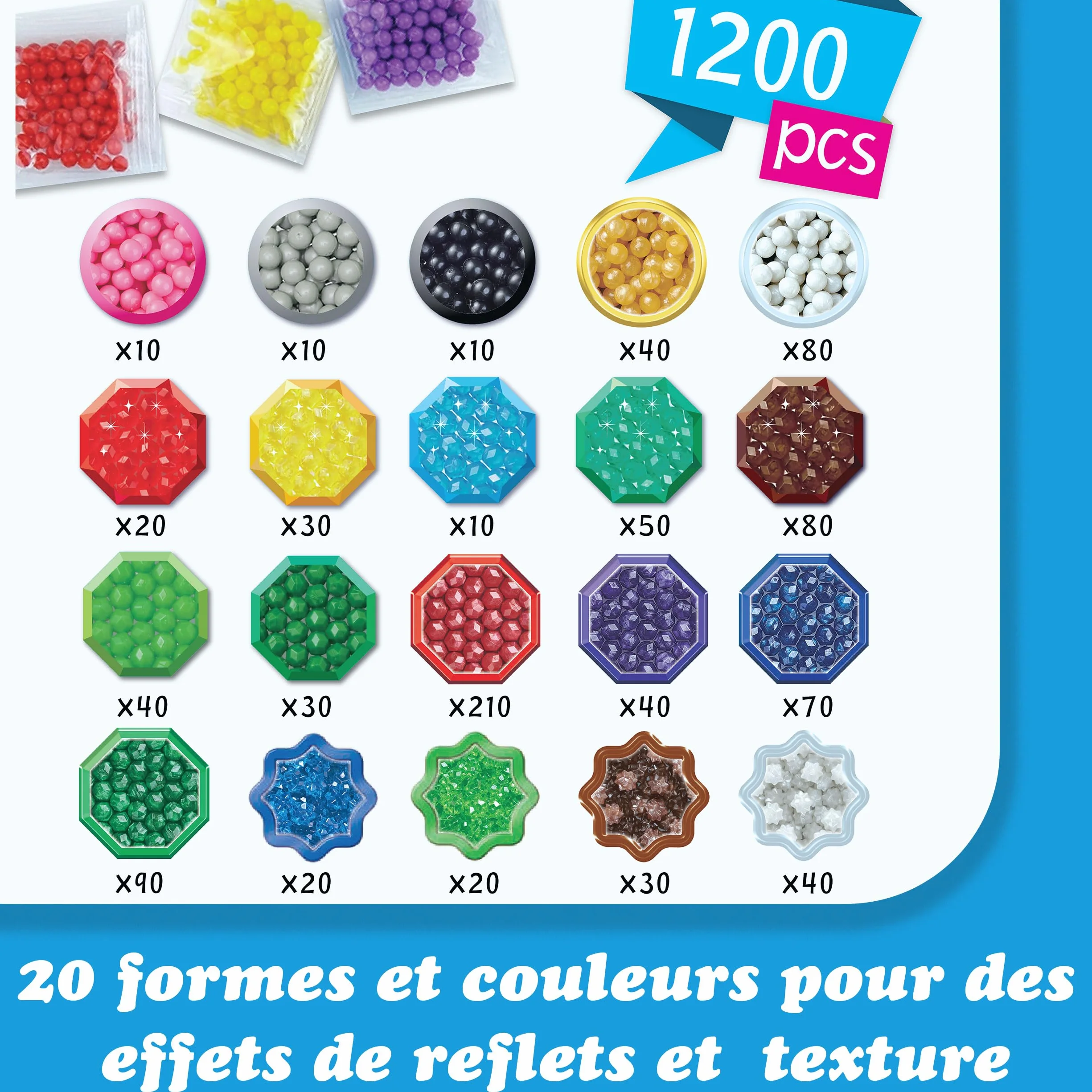 Aquabeads La Terre des Dinosaures Kit de Perles à l'Eau - Jouet Enfant 4 Ans+ 31994