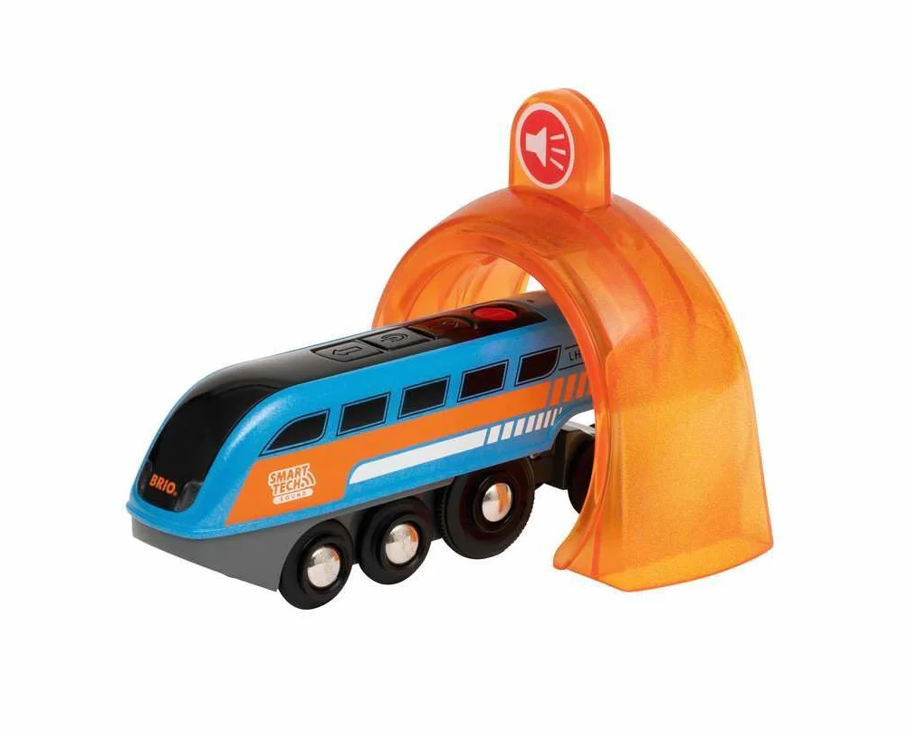 Brio World Locomotive à Enregistreur Vocal Smart Tech Sound Train électrique Intelligent STEM Jouet 3 Ans
