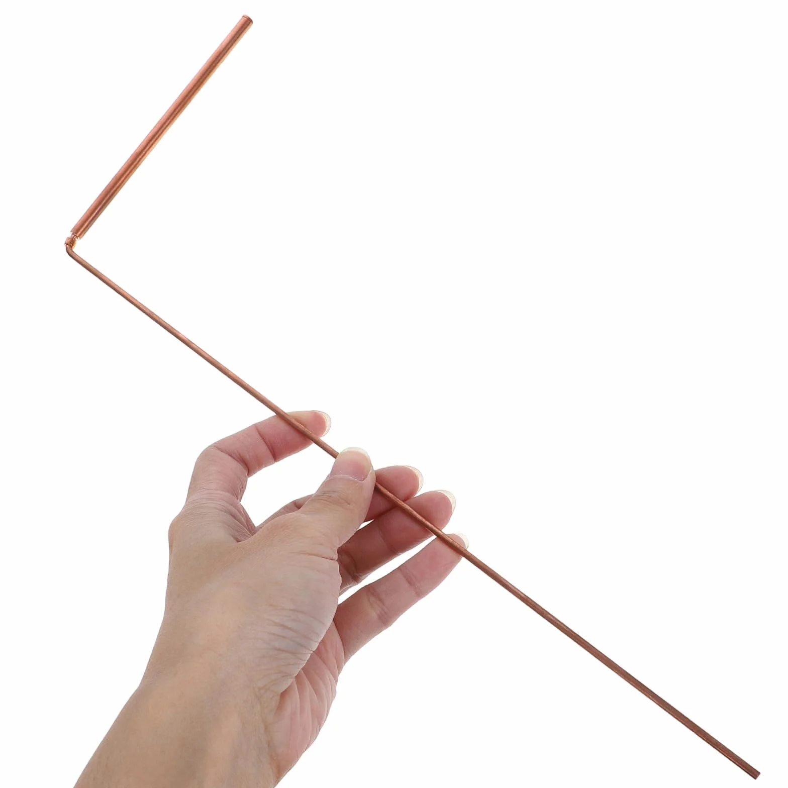 Lot De 2 Tiges De Radiesthésie en Laiton 11.81 Pouces Baguettes De Sourcier Portables