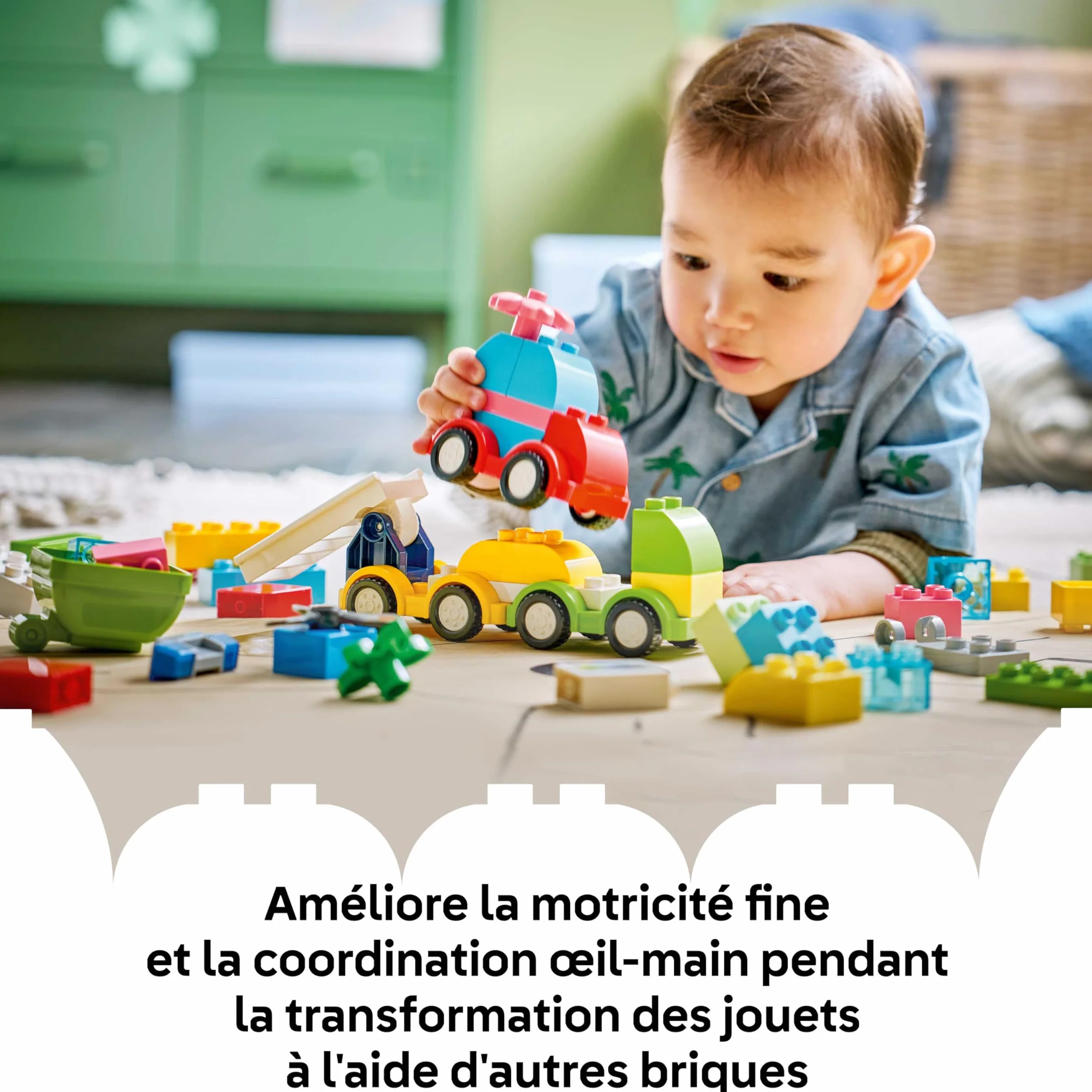 LEGO Duplo My First Les Véhicules Créatifs Jouet Éducatif Tri des Couleurs Voiture Camion 10474