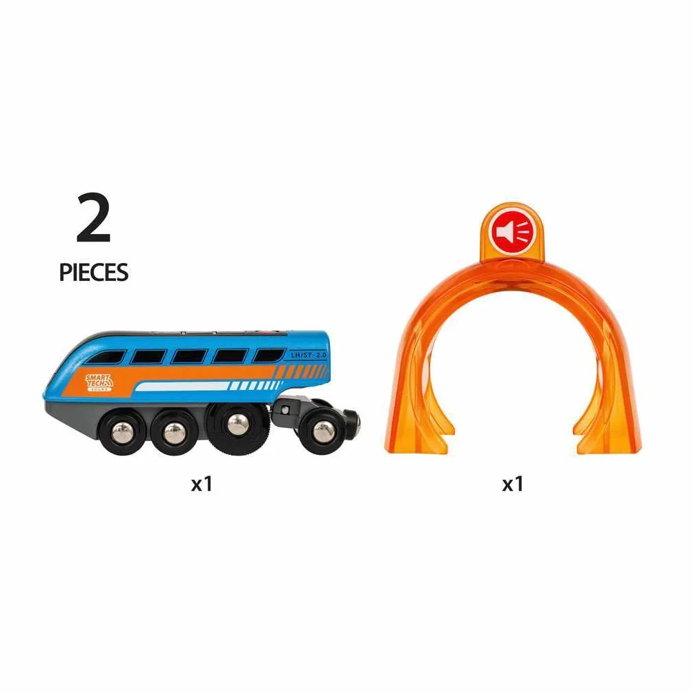 Brio World Locomotive à Enregistreur Vocal Smart Tech Sound Train électrique Intelligent STEM Jouet 3 Ans