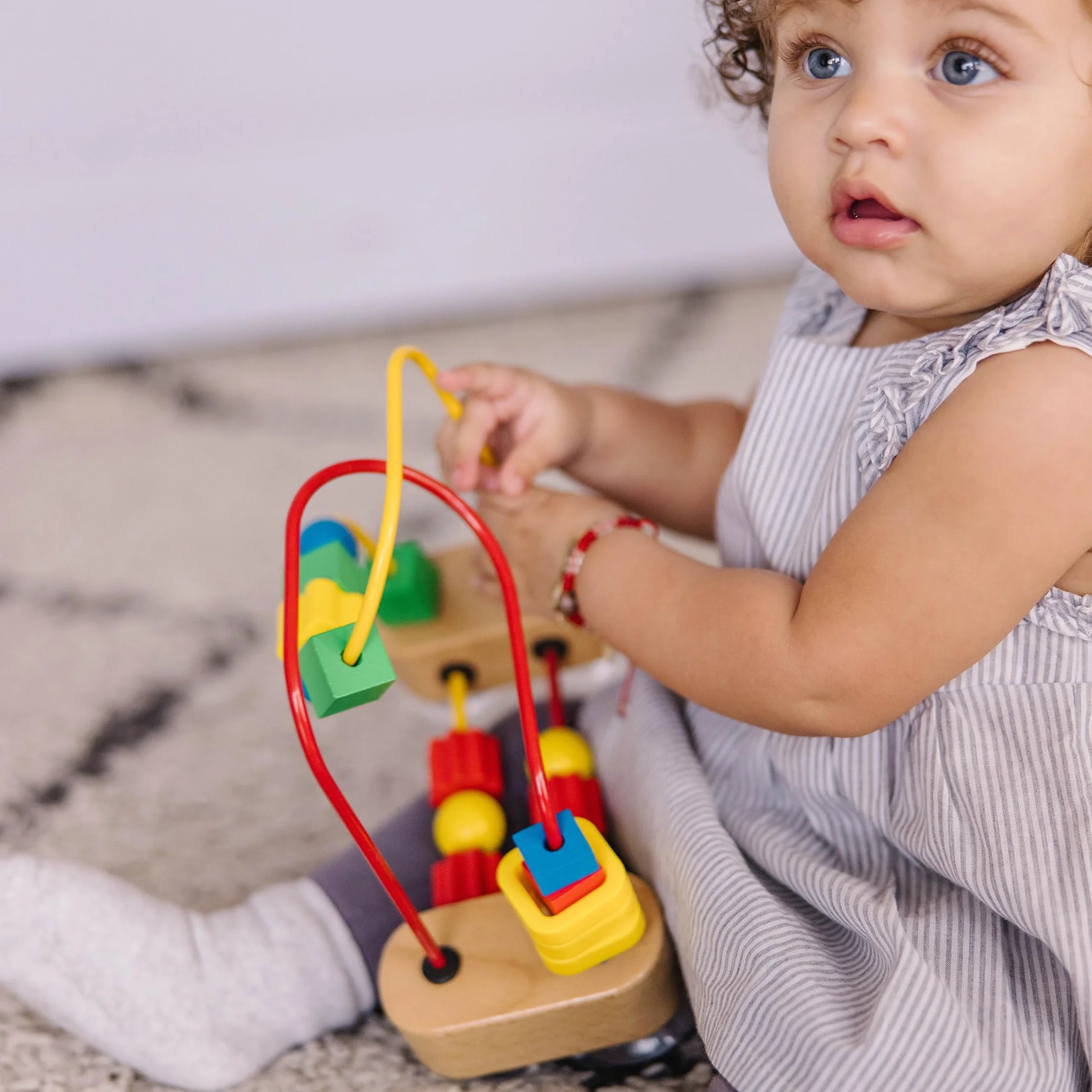 Melissa & Doug Mon Premier Labyrinthe À Perles Jouet Montessori 1 an en Bois Cadeau Enfant