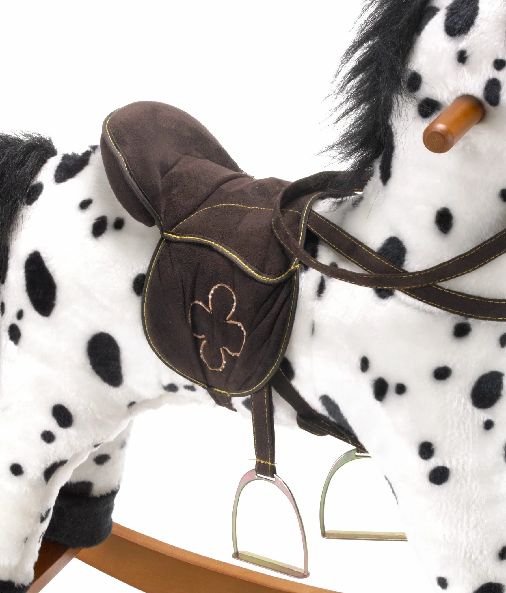 Bayer Chic 2000 Cheval à Bascule Carlotta avec Son Noir Blanc