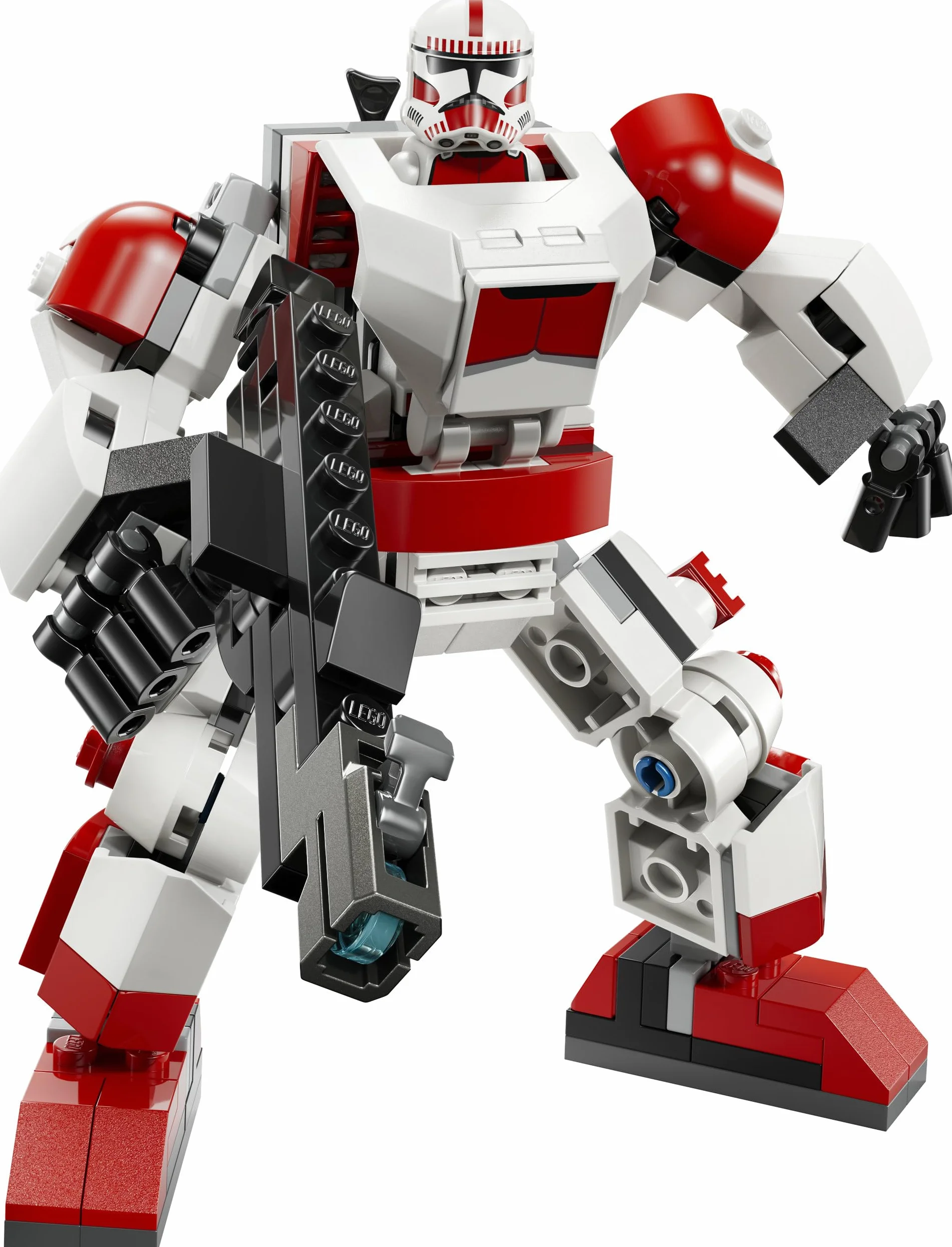 LEGO Star Wars 75448 Robot du Shock Trooper Clone - Jouet Robot Figurine Articulée avec Fusil Blaster & Minifigurine