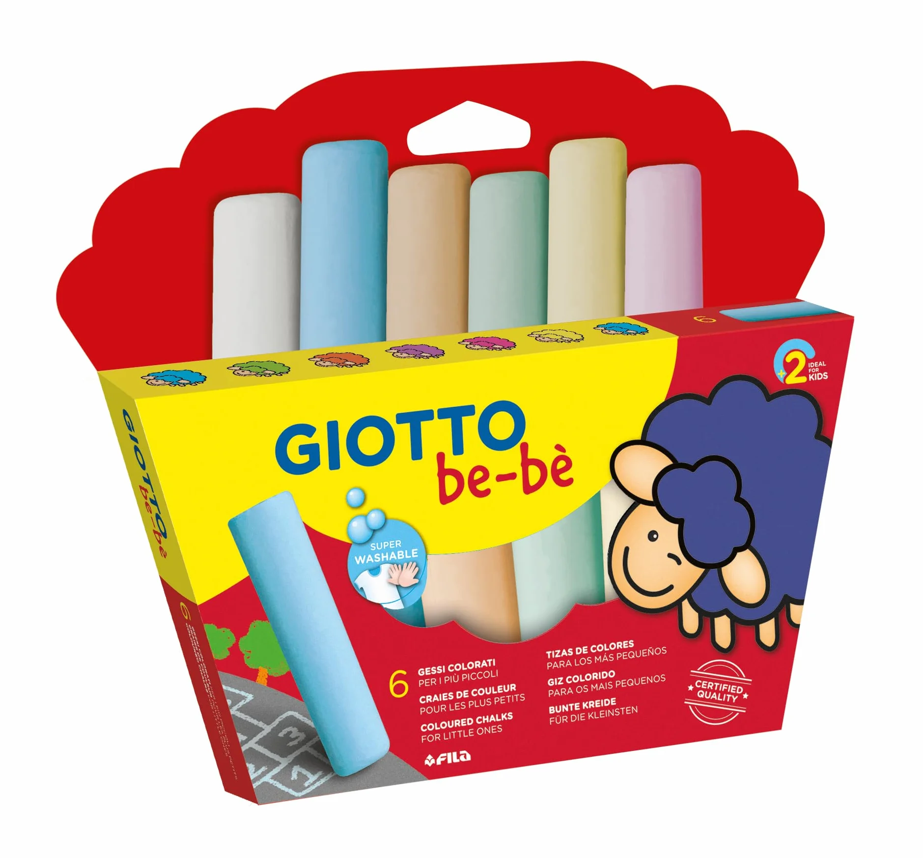 GIOTTO be-bè Etui 6 maxi craies de trottoir