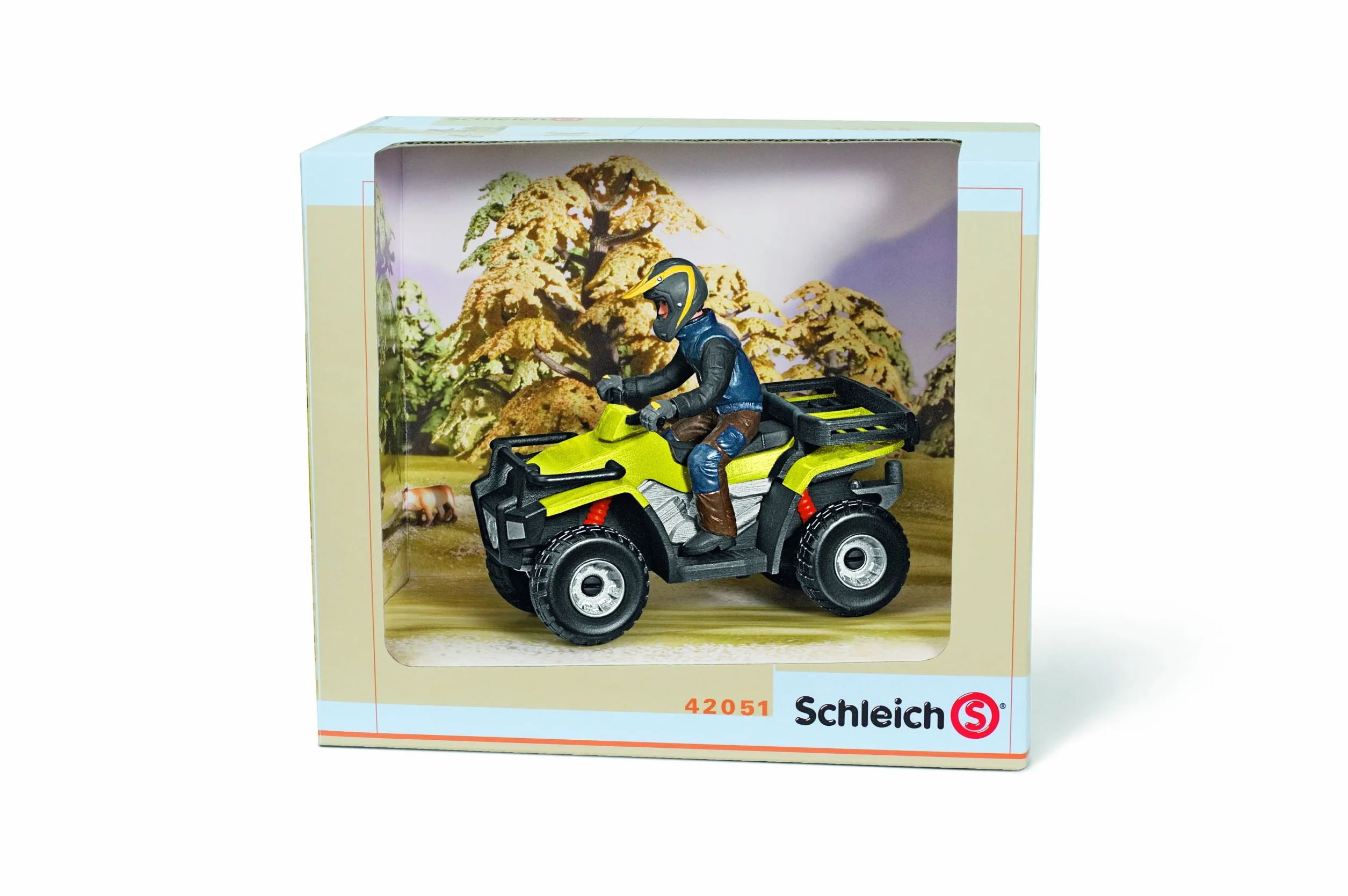 Schleich Figurine Quad avec Conducteur 42051