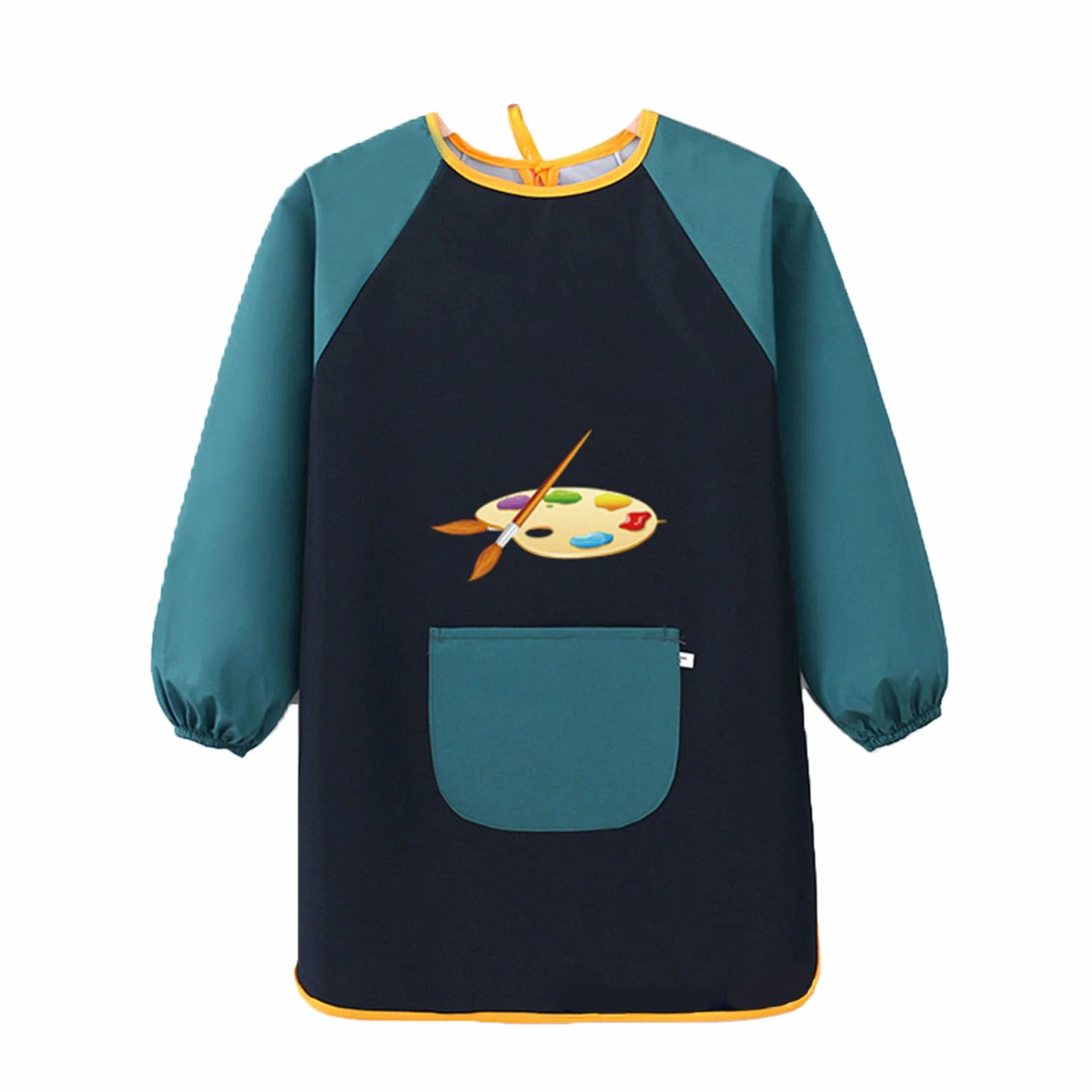 Tablier Peinture Enfant Imperméable Longues Manches Blouse Art Plastique 3-8 Ans pour Fille Garçon