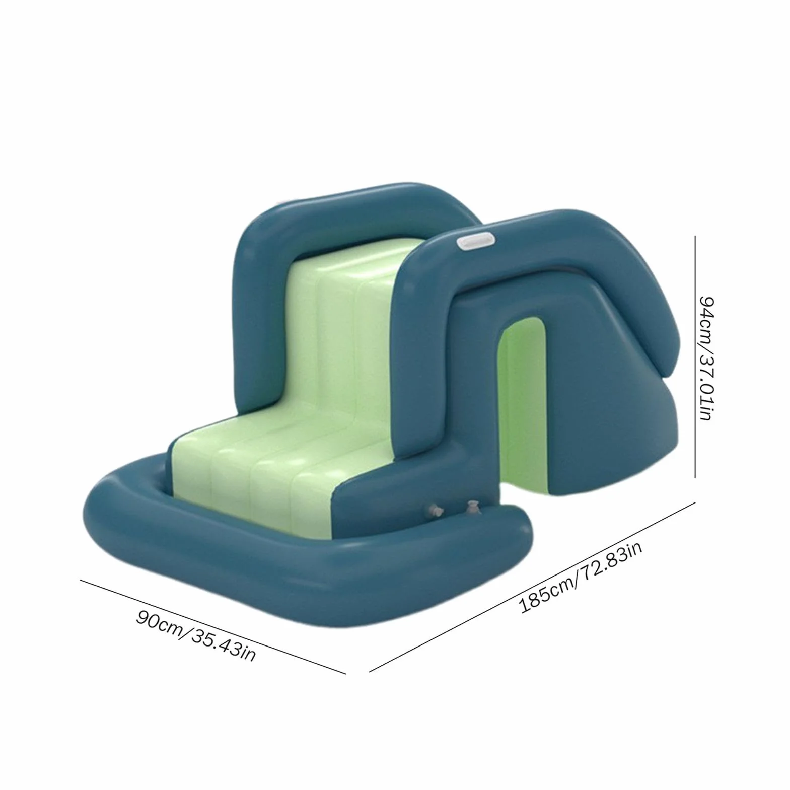 Toboggan Gonflable pour Piscine | Toboggan De Piscine d'eau | Toboggans De Piscine, Toboggans D'arrière-Cour, Toboggan Aquatique Vibrant, Installation Facile, Pompe À Air De Conception Conviviale