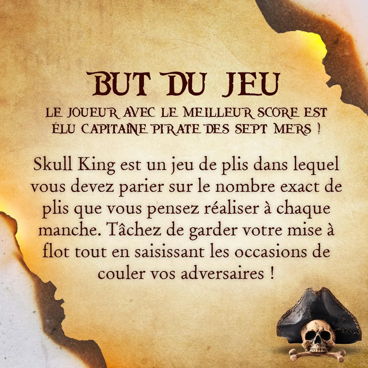 Skull King Jeu De Cartes pour Vrais Pirates 2 à 8 Joueurs Version Française