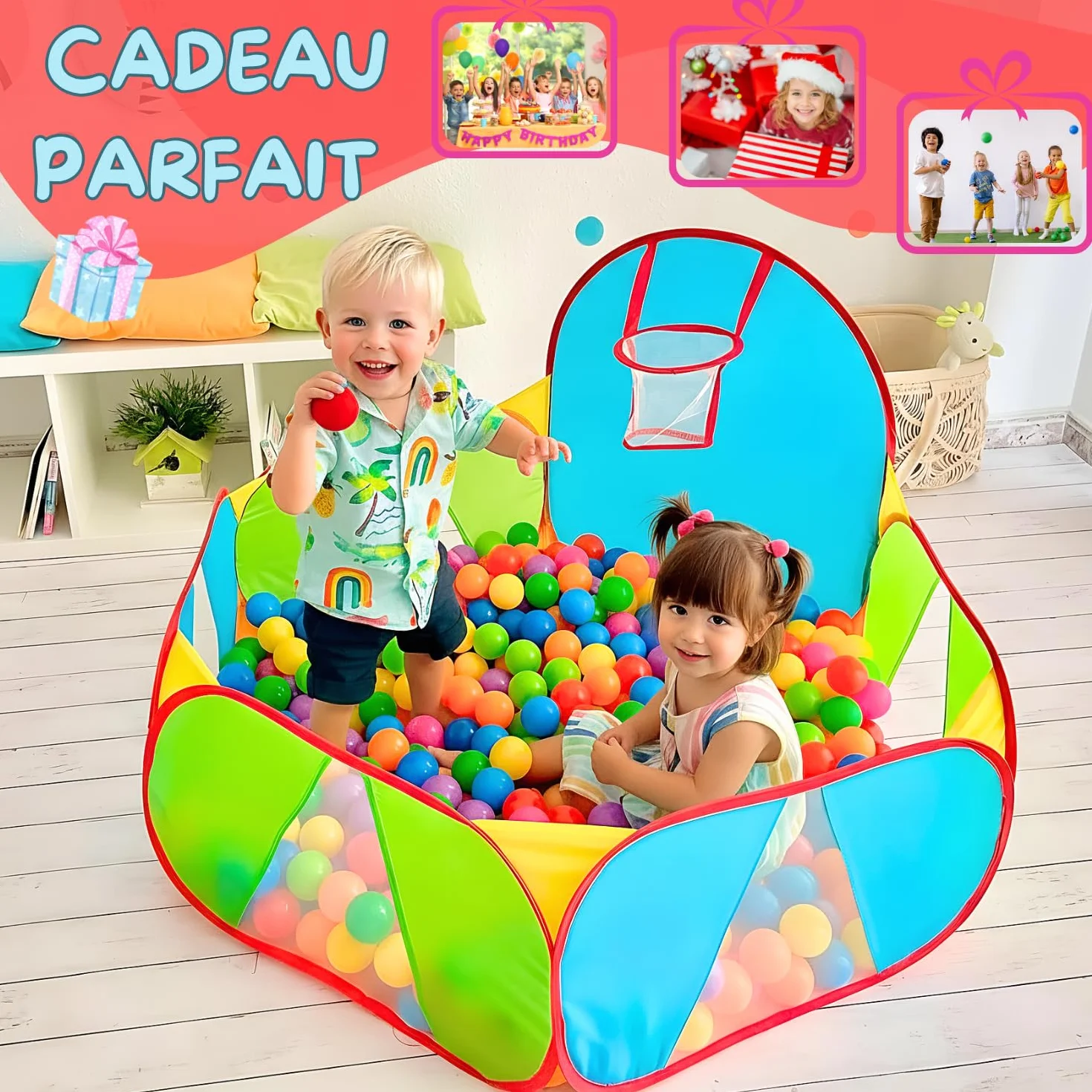 Piscine À Balles pour Bébé et Enfant | Parc À Balle