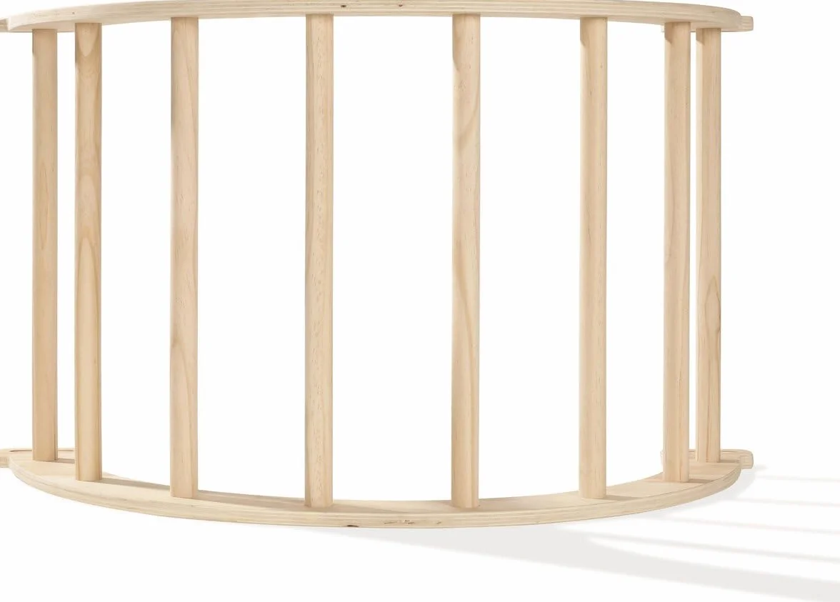 Mini Arche d'escalade en Bois avec Coussin Montessori Play Gym 78x47x37 cm Gris