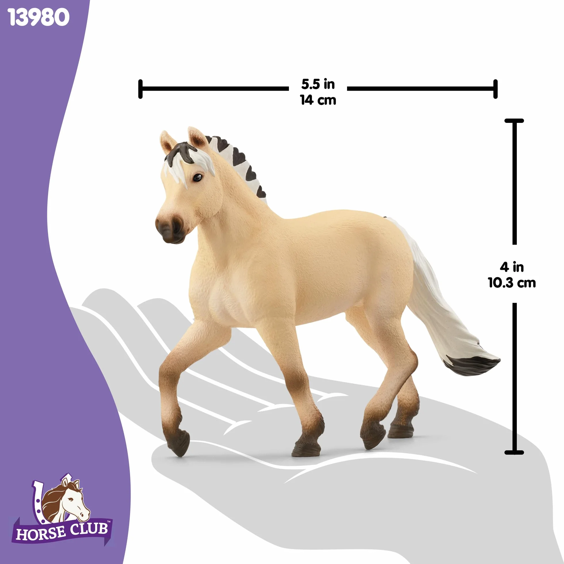 Schleich Horse Club Figurine Jument Fjord 13980 4 x 14 x 10 cm