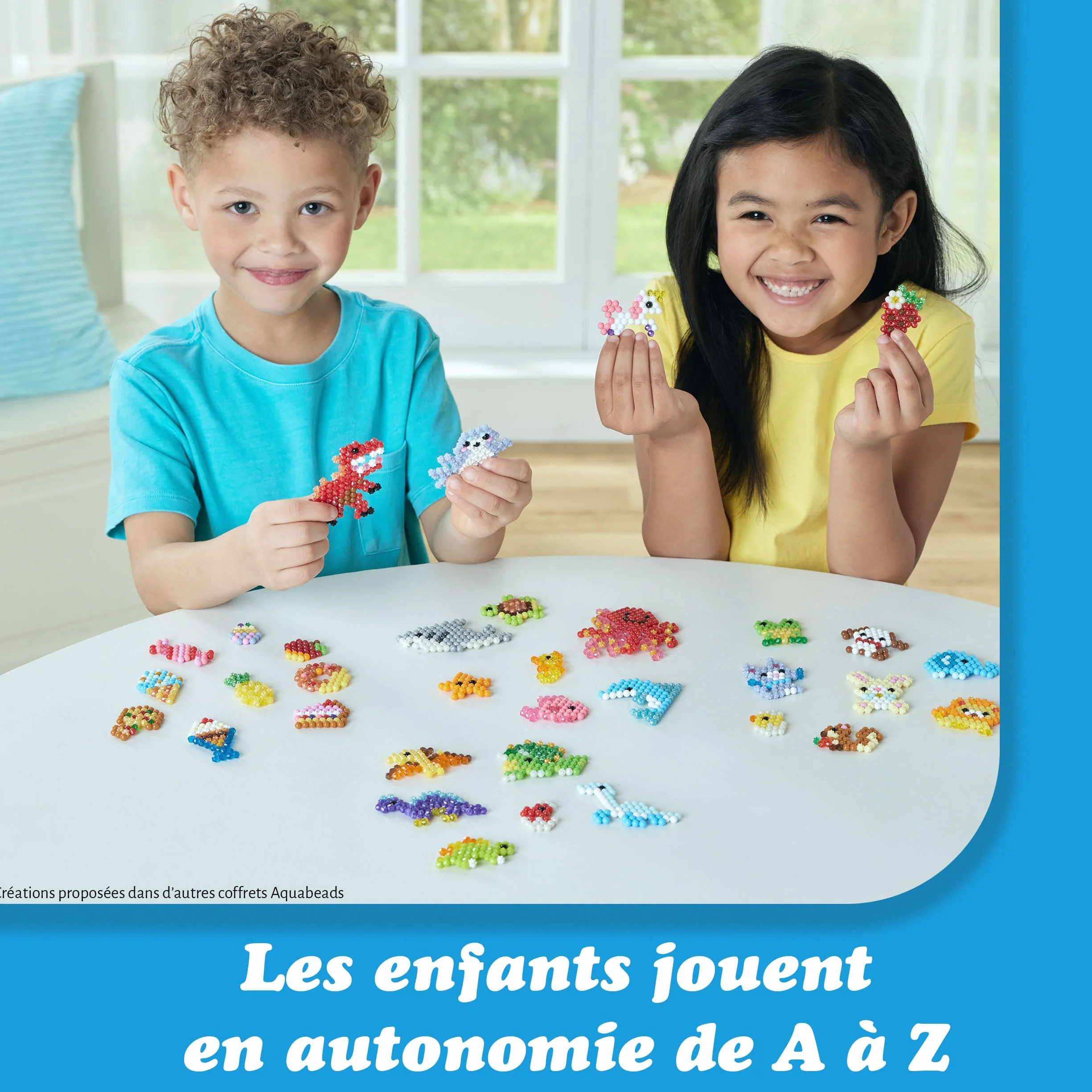 Aquabeads Méga Recharge 2400 Perles Kit Loisirs Créatifs Activité Manuelle Enfants Jouet 4 Ans+