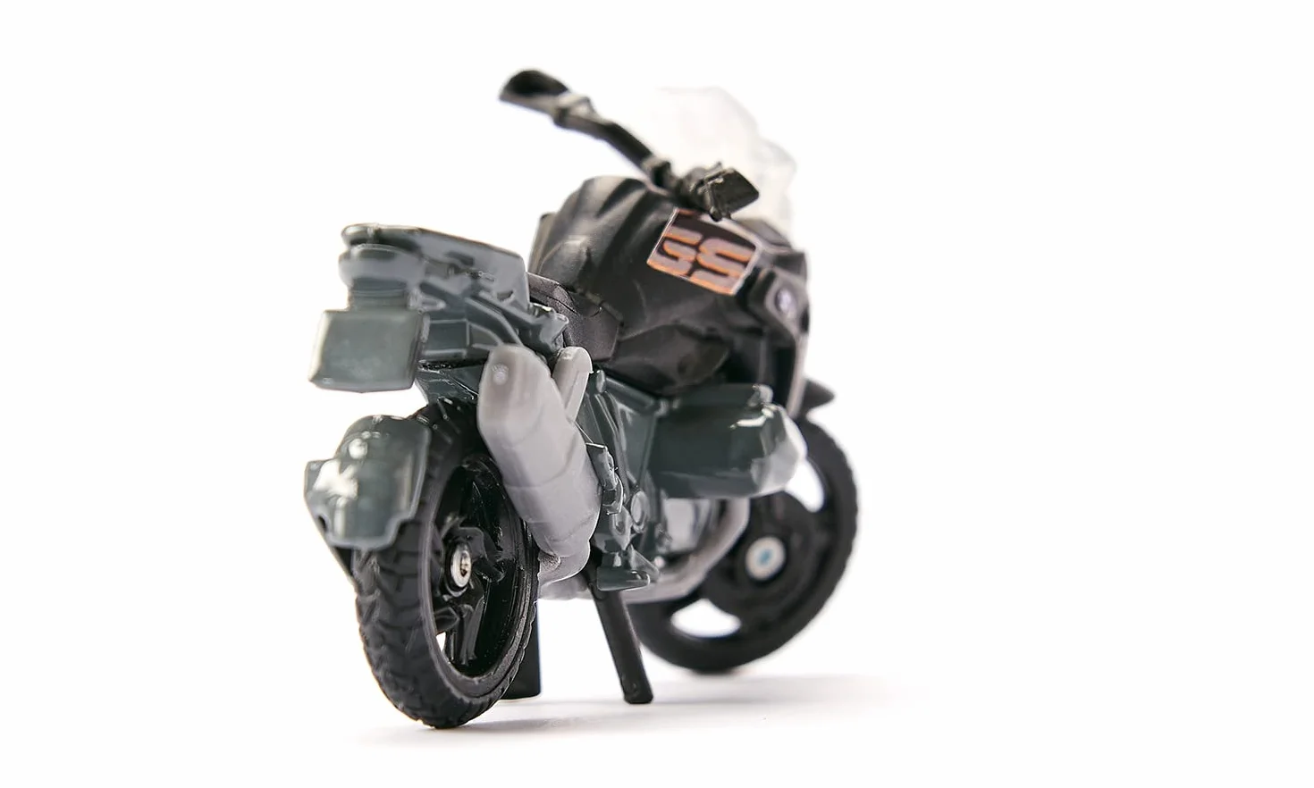 Siku 1399 BMW R 1250 GS LCI Moto jouet métal/plastique Noir Argenté Guidon mobile