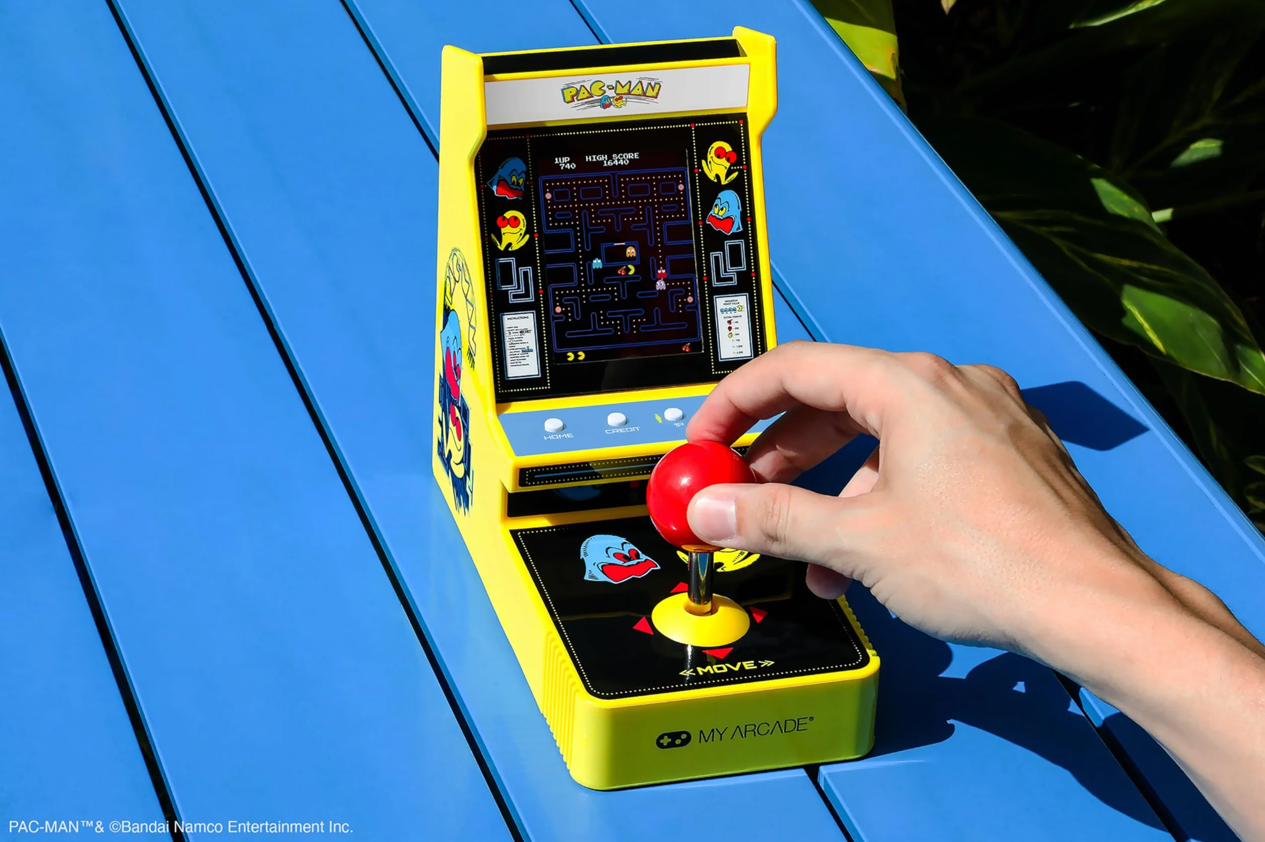 PAC-Man Joystick Player avec écran 3,5"