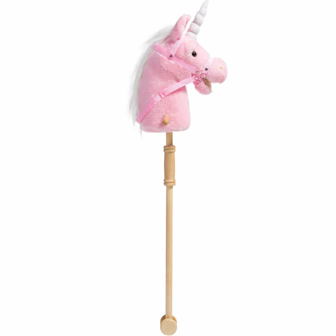 Cheval Hobby Rose avec Peluche Licorne et Poignées pour Enfants 3 Ans+