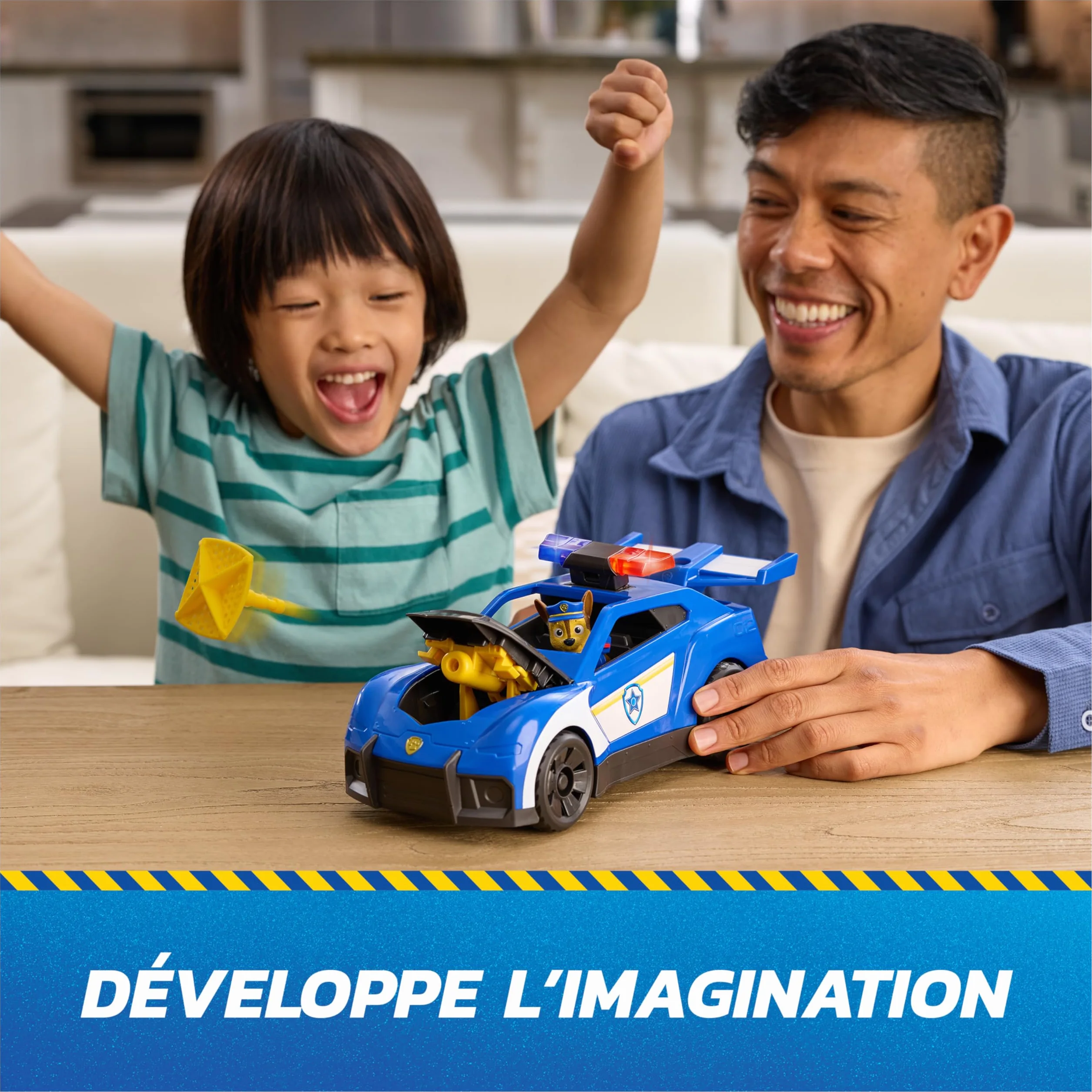 Paw Patrol Pat Patrouille Véhicule Interactif Chase Search & Rescue Mission Détectives Voiture Figurine À Collectionner Jouet Enfant 3 Ans+