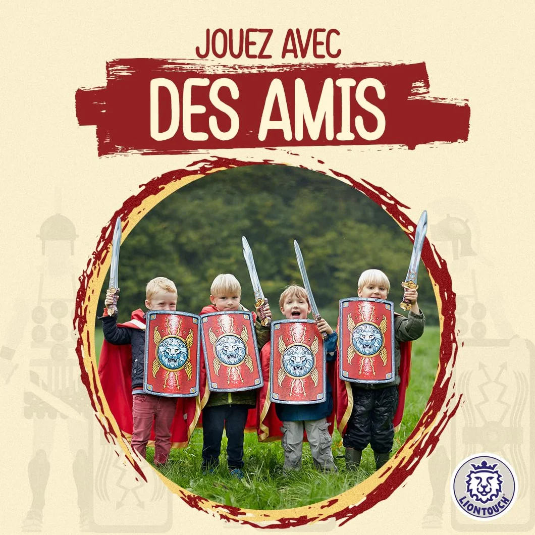 Liontouch Épée et Bouclier Légionnaire Romain 3-8 Ans Ensemble Jouets Garçons Soldat Rome Antique