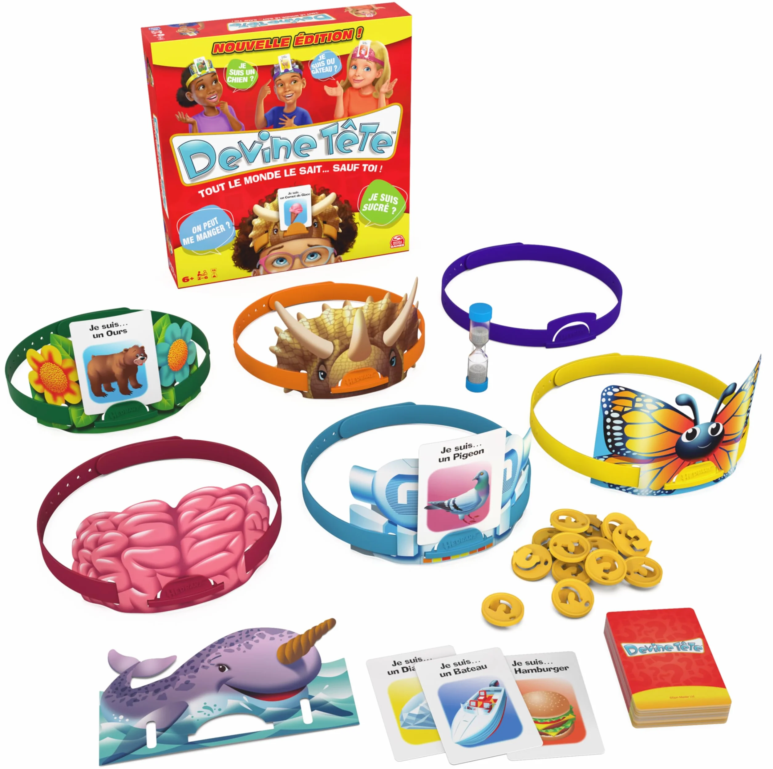 Devine Tête Classique - Jeu de Société Famille - Devinez l'Illustration - Version Française
