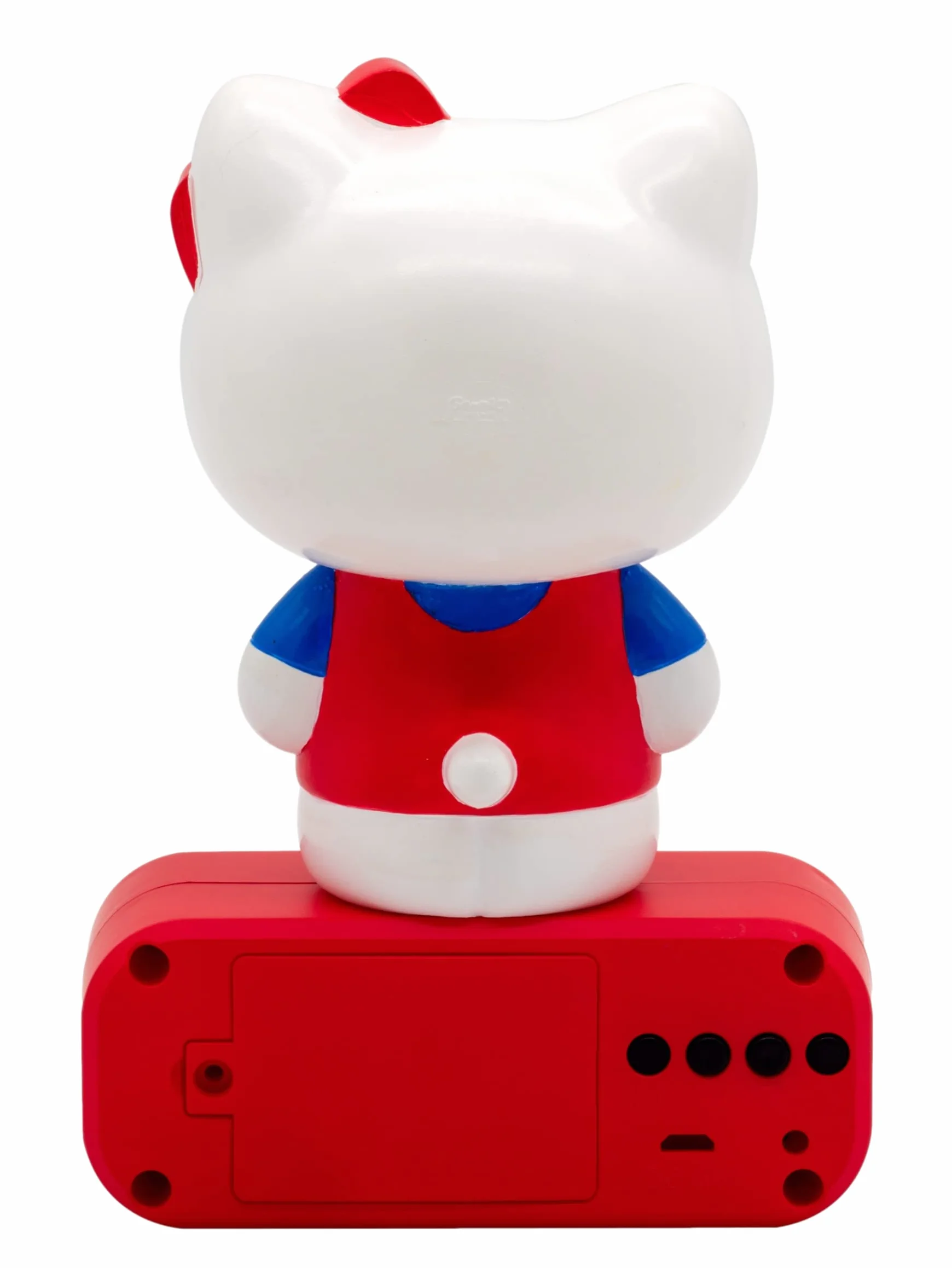 Hello Kitty Réveil Lumineux 17 cm 2 Modes d'éclairage Fonctionne avec 3 Piles AAA/Câble USB