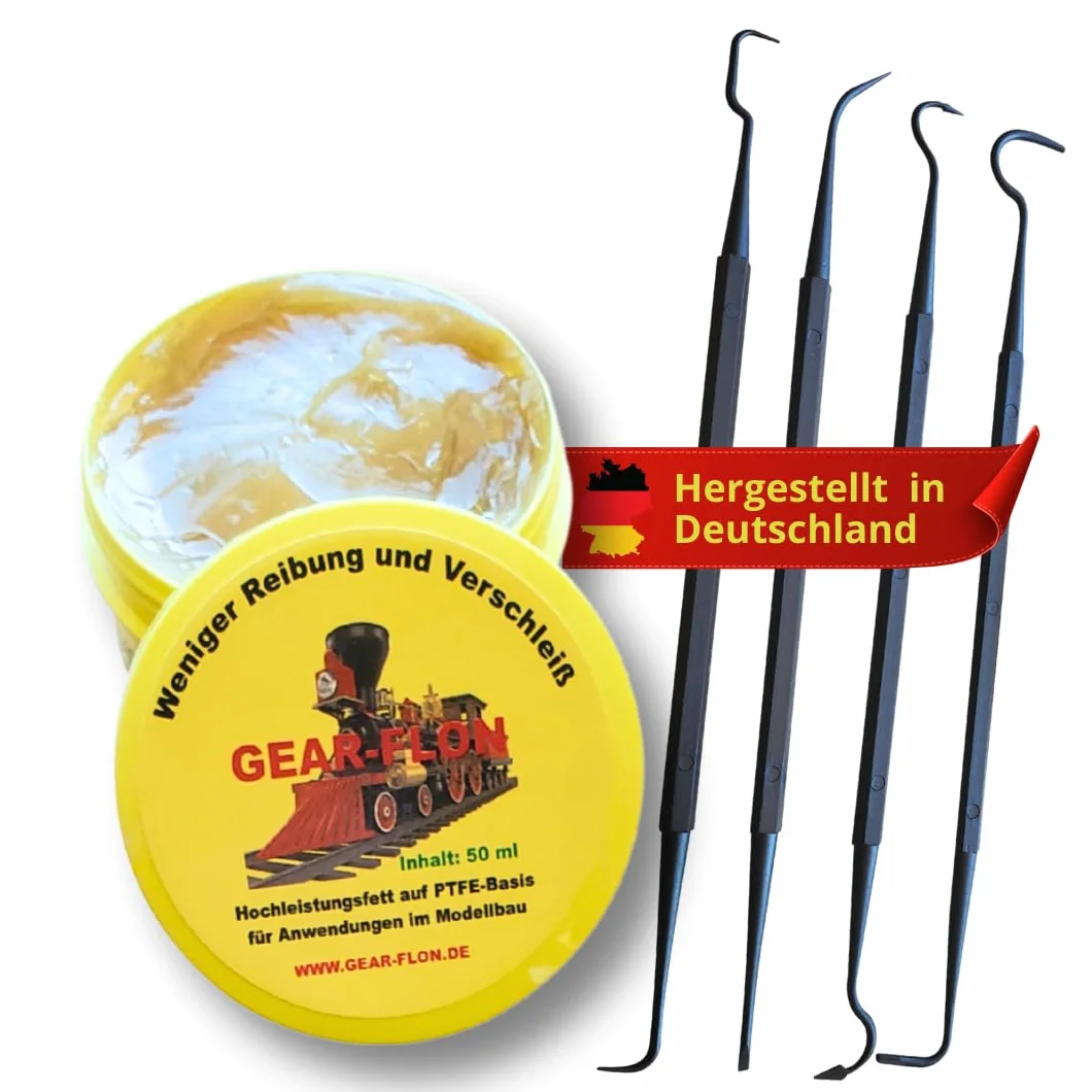 Graisse PTFE téflon haute performance pour modélisme ferroviaire locomotives transmissions 50 ml