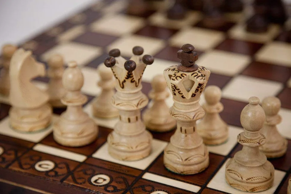 Ambassador Grand jeu d'échecs EL GRANDE 51 x 52.5 cm a 2 joueurs