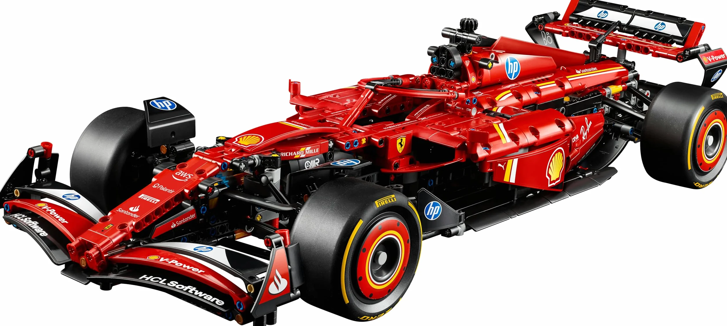 LEGO Technic Ferrari SF-24 F1 Maquette 1/8 Voiture de Course Collector Moteur V6 Boîte de Vitesses DRS Volant 42207