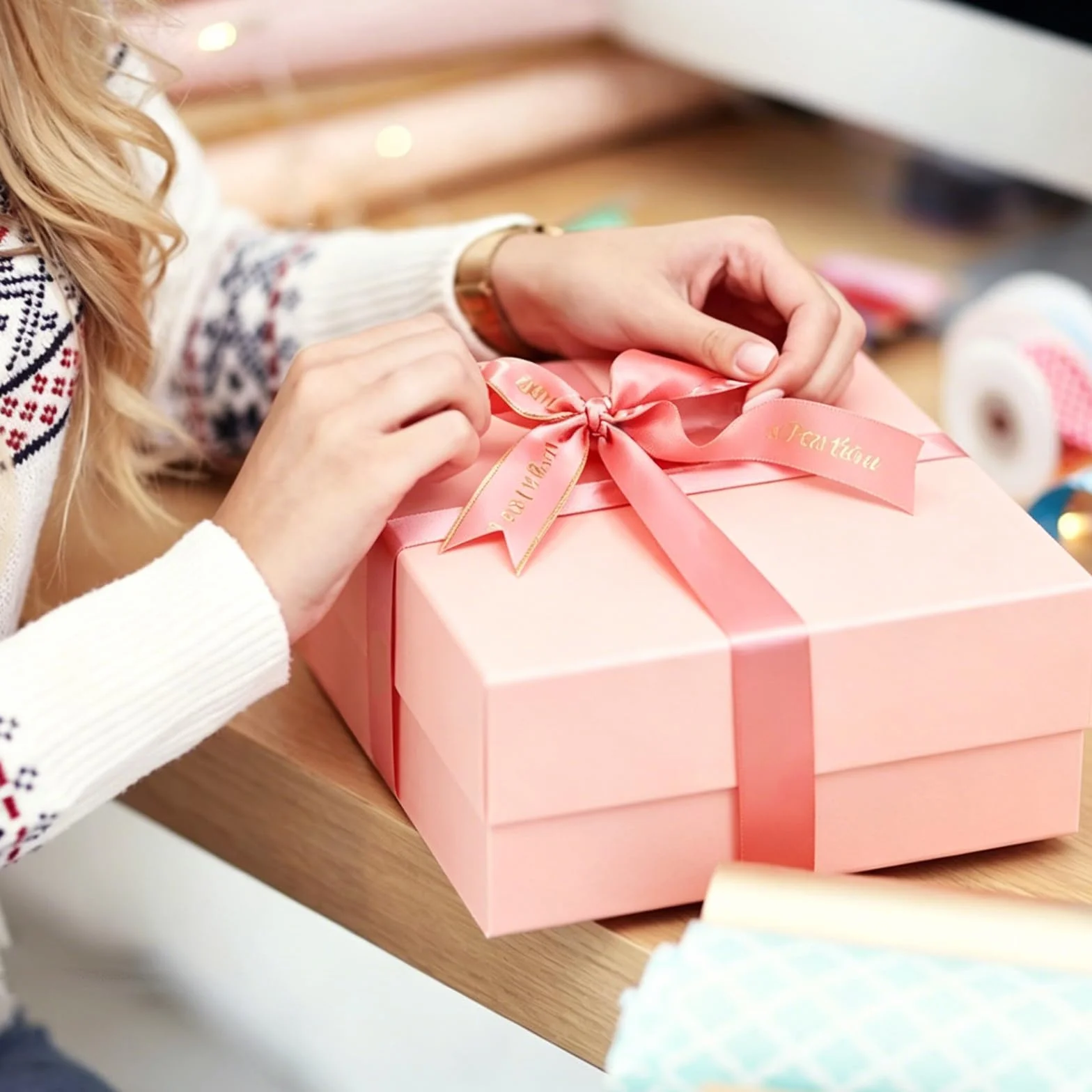 Coffret Cadeau Original pour Fille 8-18 Ans avec Verre Pinceau à Maquillage Bandeau Rose