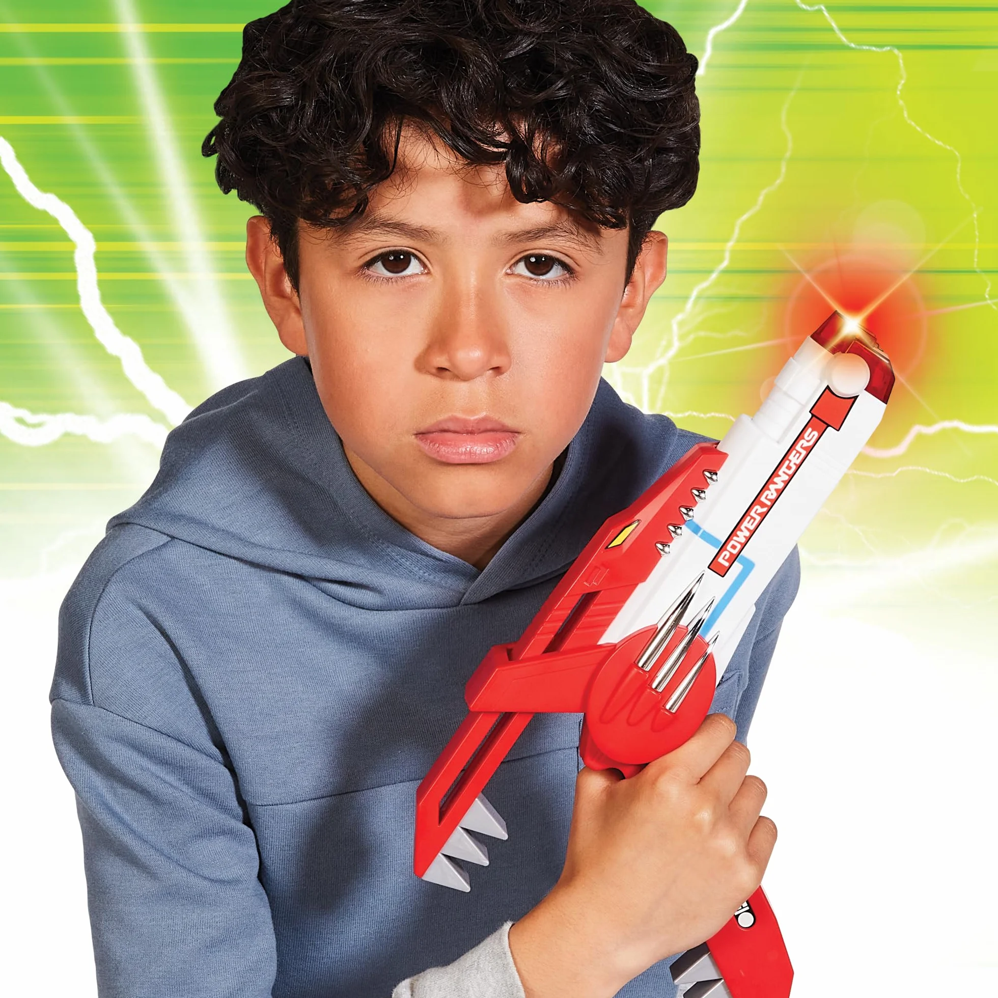 Power Rangers Pistolet Blaster 2-en-1 Sons et Lumières 4+ PWG11