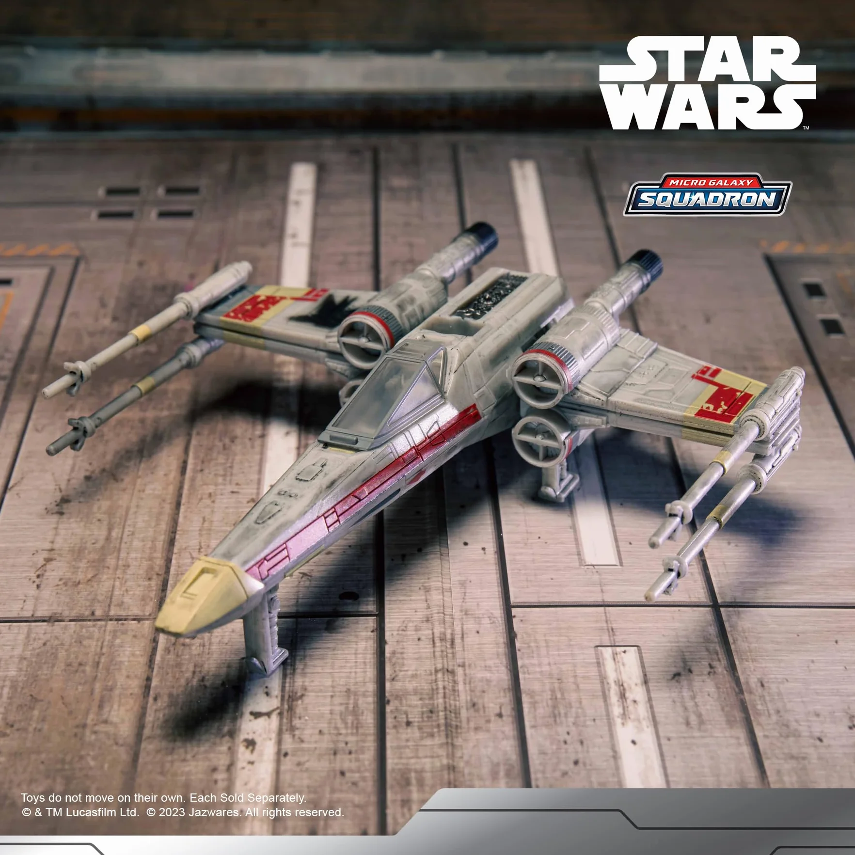 Star Wars Micro Galaxy Squadron X-Wing Wedge Antilles R2-A3 12,5 cm Véhicule Figurines