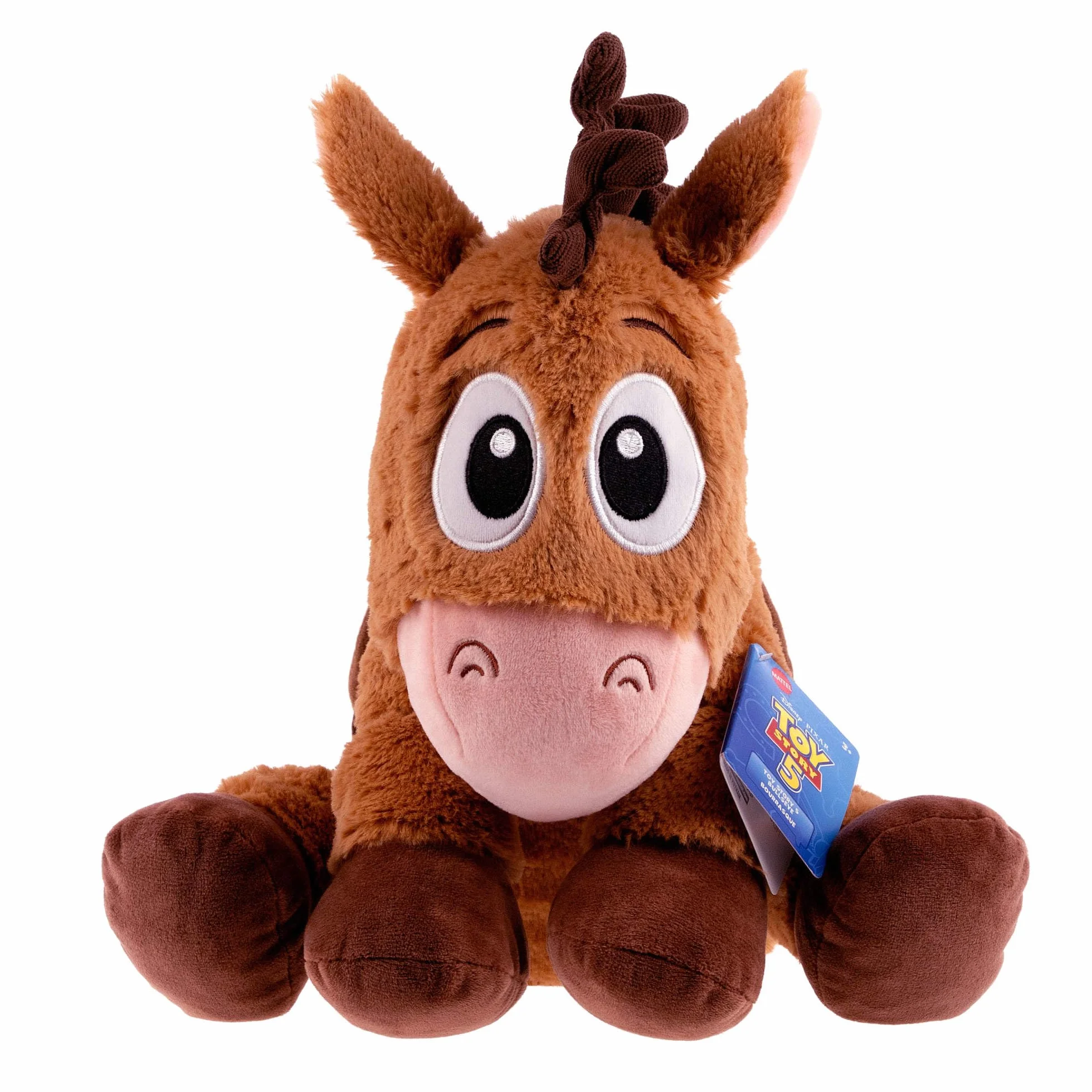 Mattel Disney Pixar Toy Story 5 Pile-Poil Peluche Lestée, Animal Souple avec Billes de Lest, JMJ34