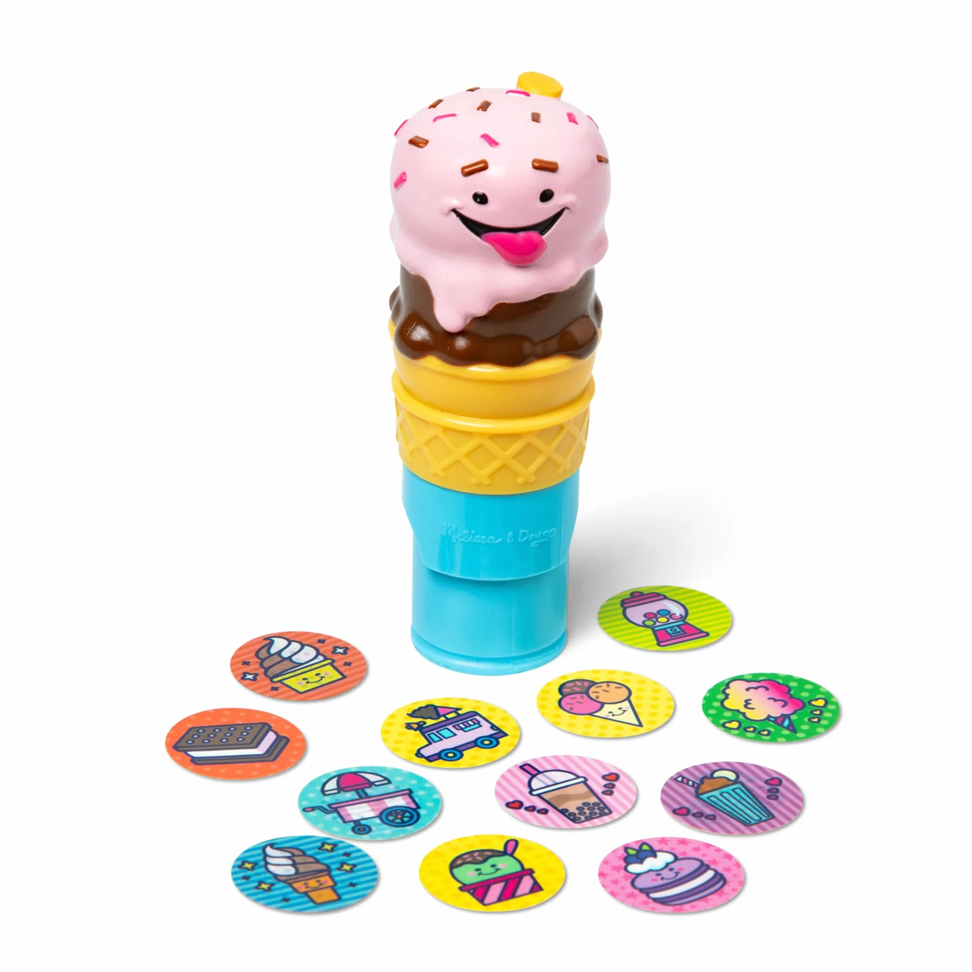 Melissa & Doug Sticker Wow Tamponneuse Crème Glacée Bloc D’Activités 500 Autocollants Activité Manuelle Enfant 3 Ans+