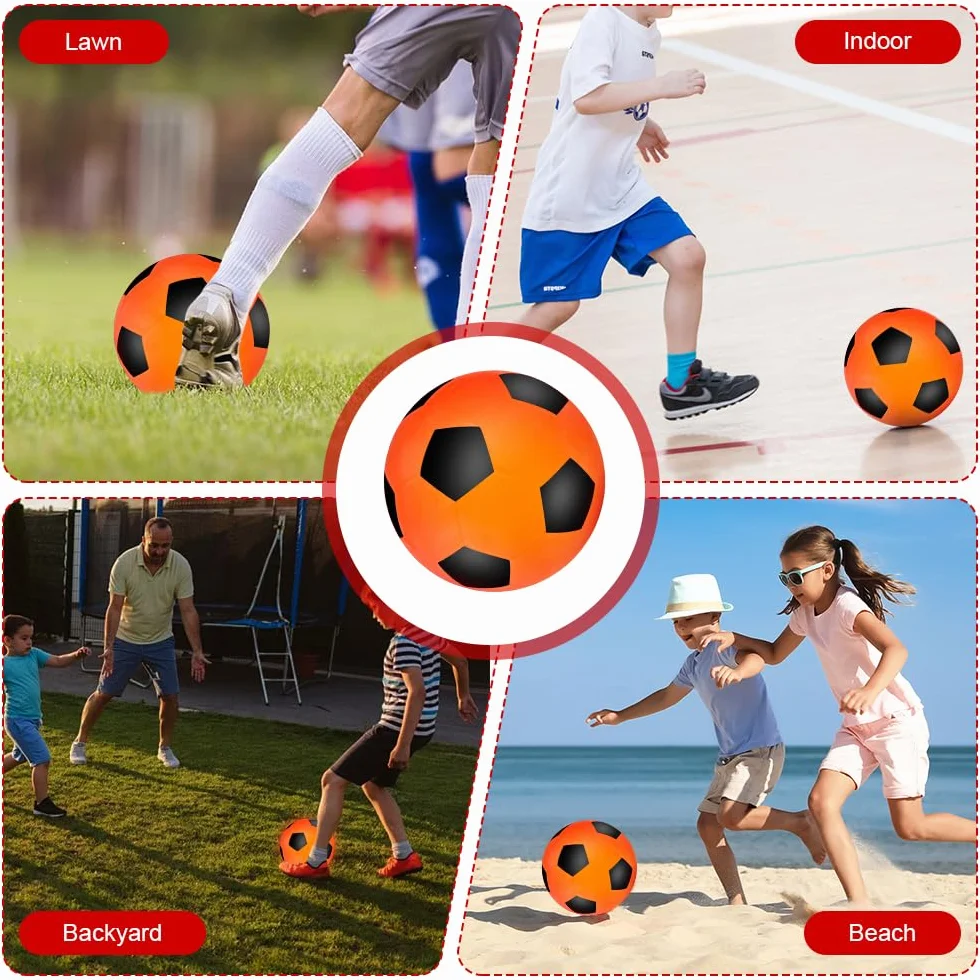 Ballon de Football Lumineux LED T5 avec Pompe et Sac de Transport