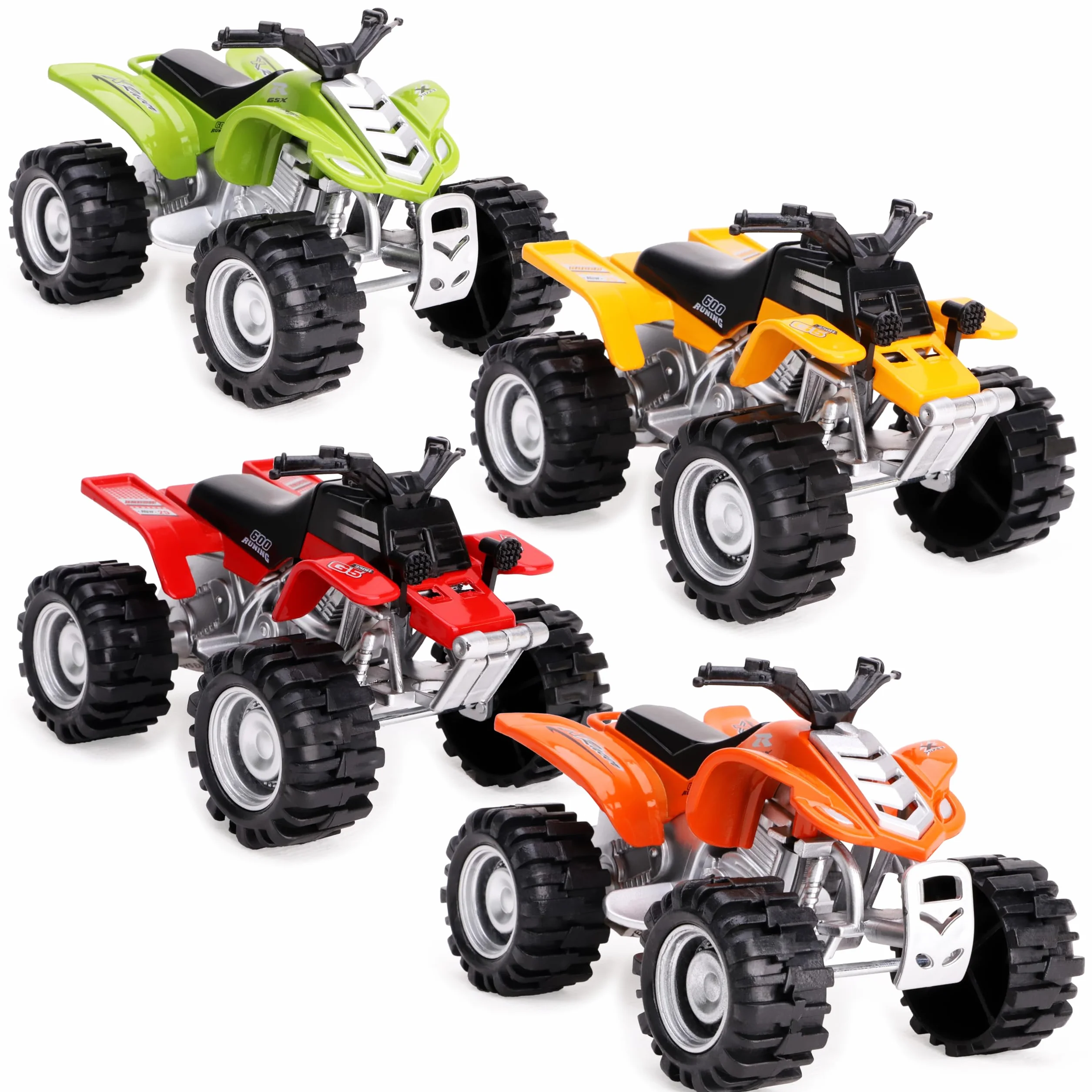 Toyland 11cm Die Cast Friction Powered Quad Bike