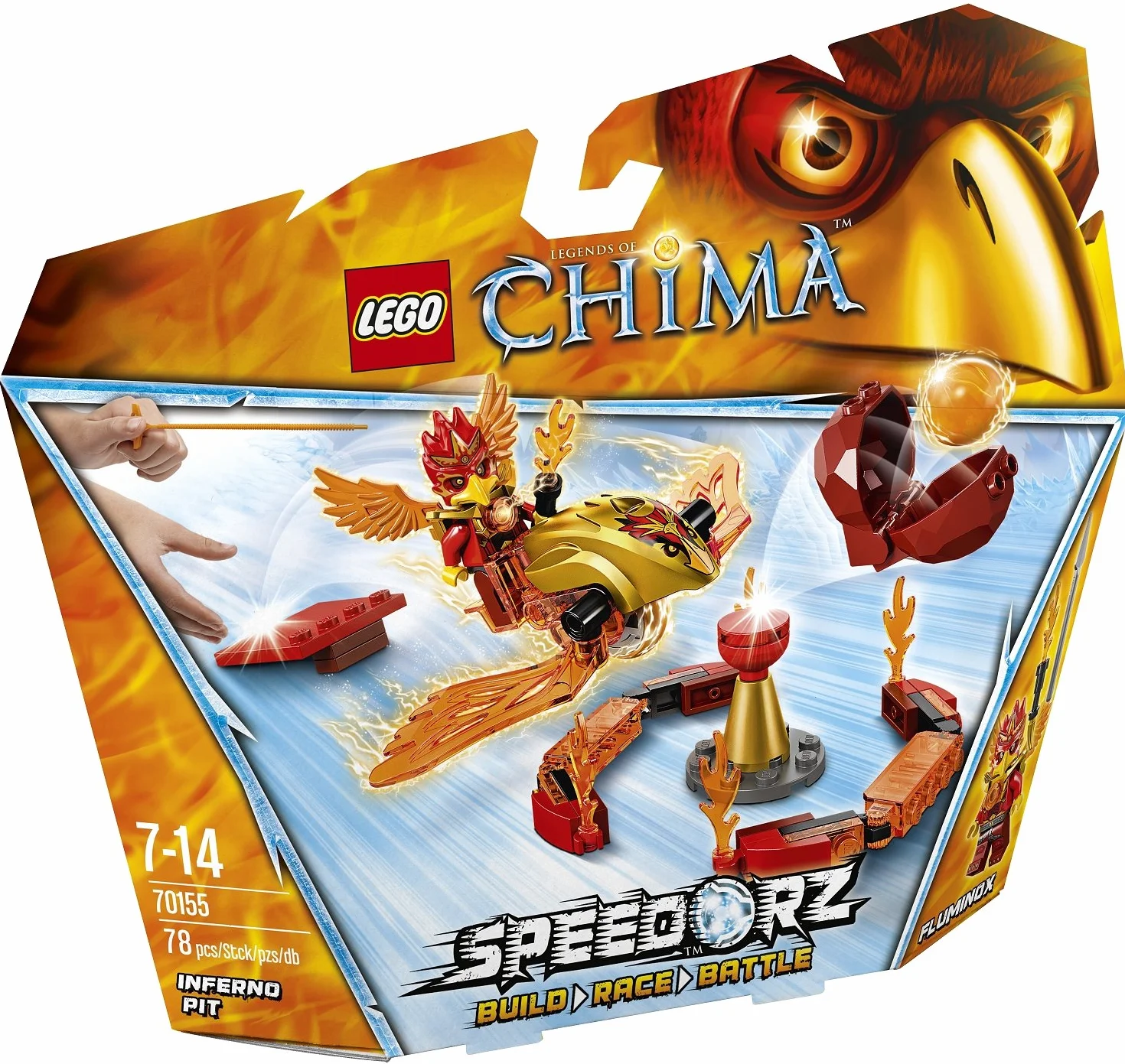 Lego Legends Of Chima Speedorz 70155 Jeu De Construction Fluminox La Tour De Feu
