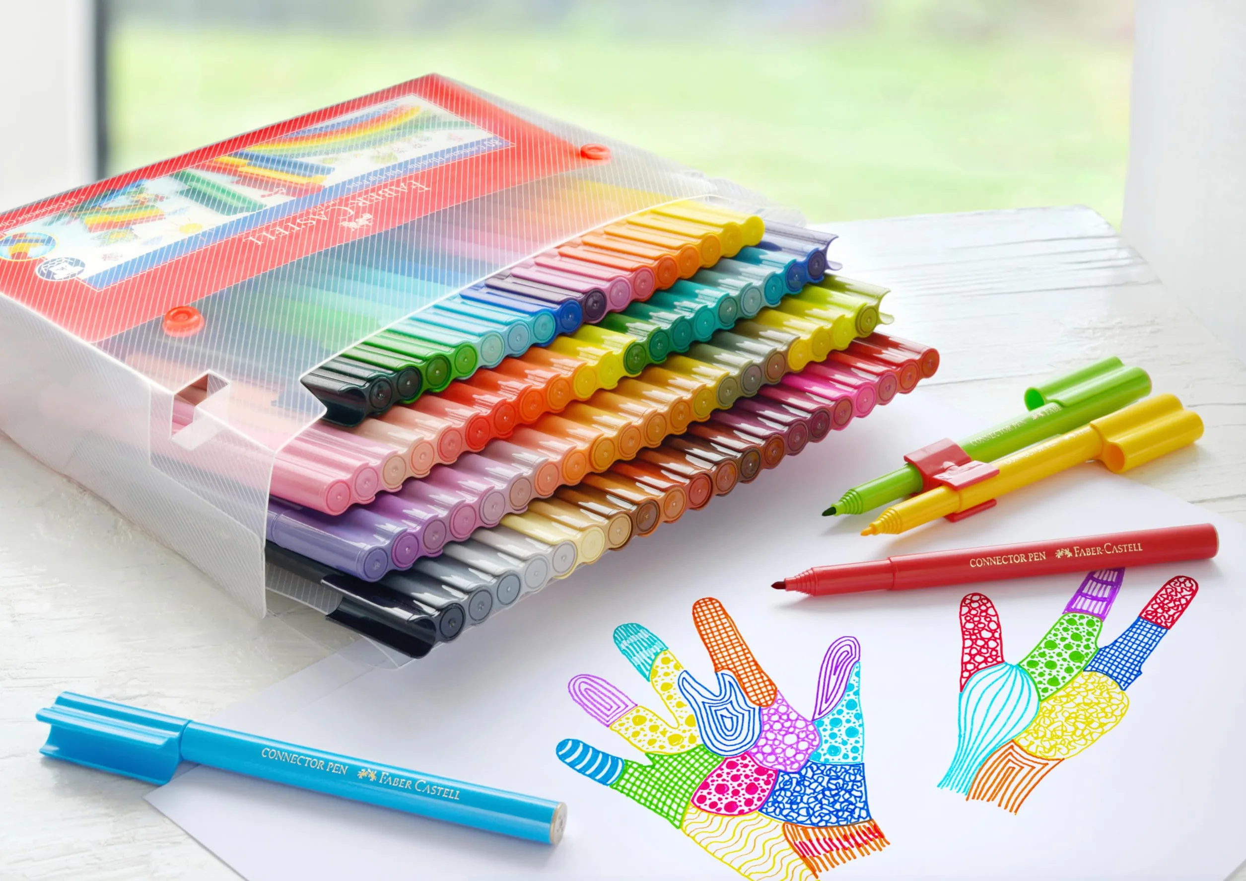 Faber-Castell 155579 Stylo feutre 80 pièces Multicolore