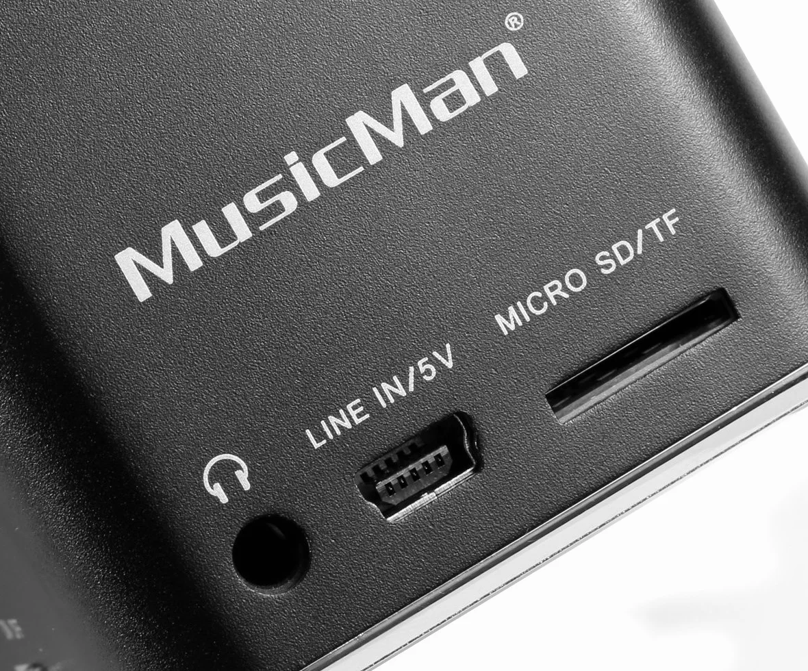Technaxx JH-MD05 Mini Musicman Soundstation Haut parleur portable Noir