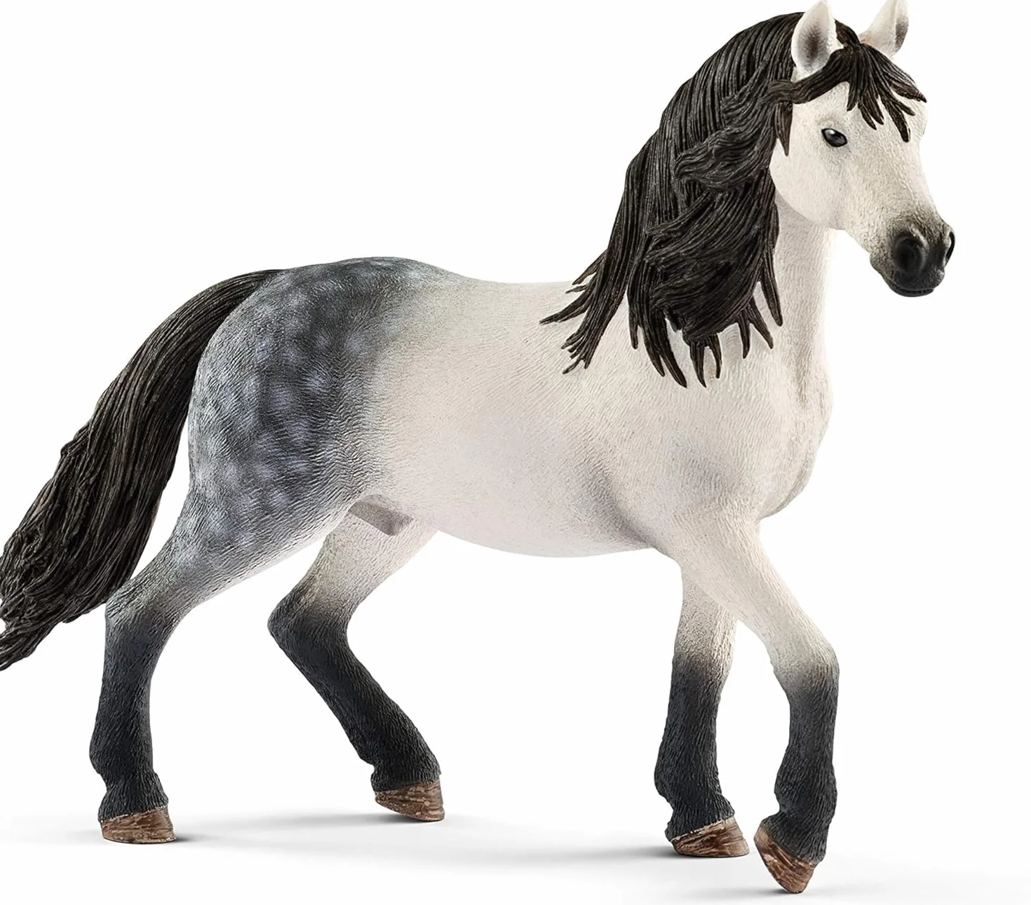 Schleich Horse Club Étalon andalou 13821 Cheval fidèle aux détails Jouet Cheval 14 x 4 x 11 cm