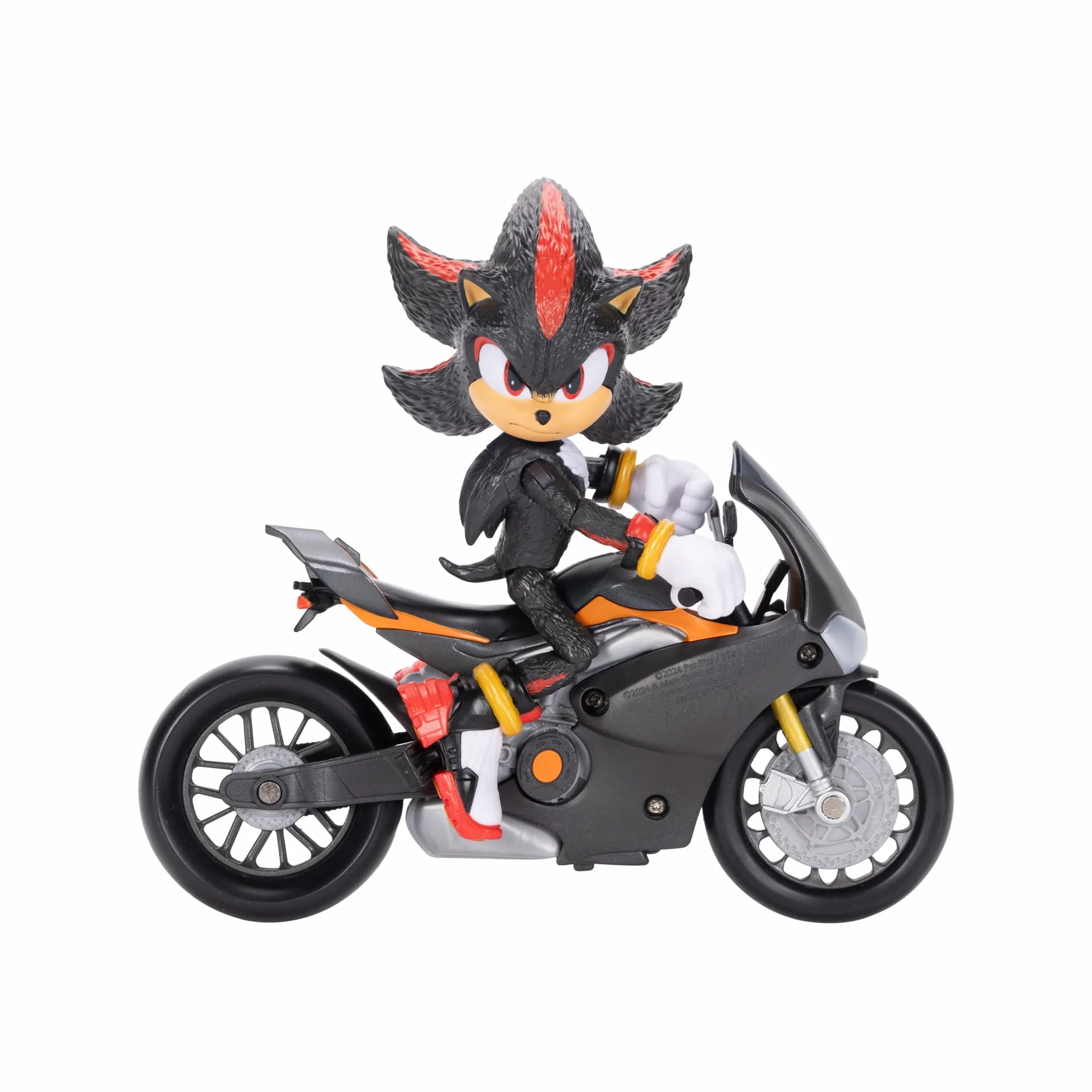 Sonic 3 Le Film Figurine Shadow Articulée 13 cm Moto Sportive Licence Officielle