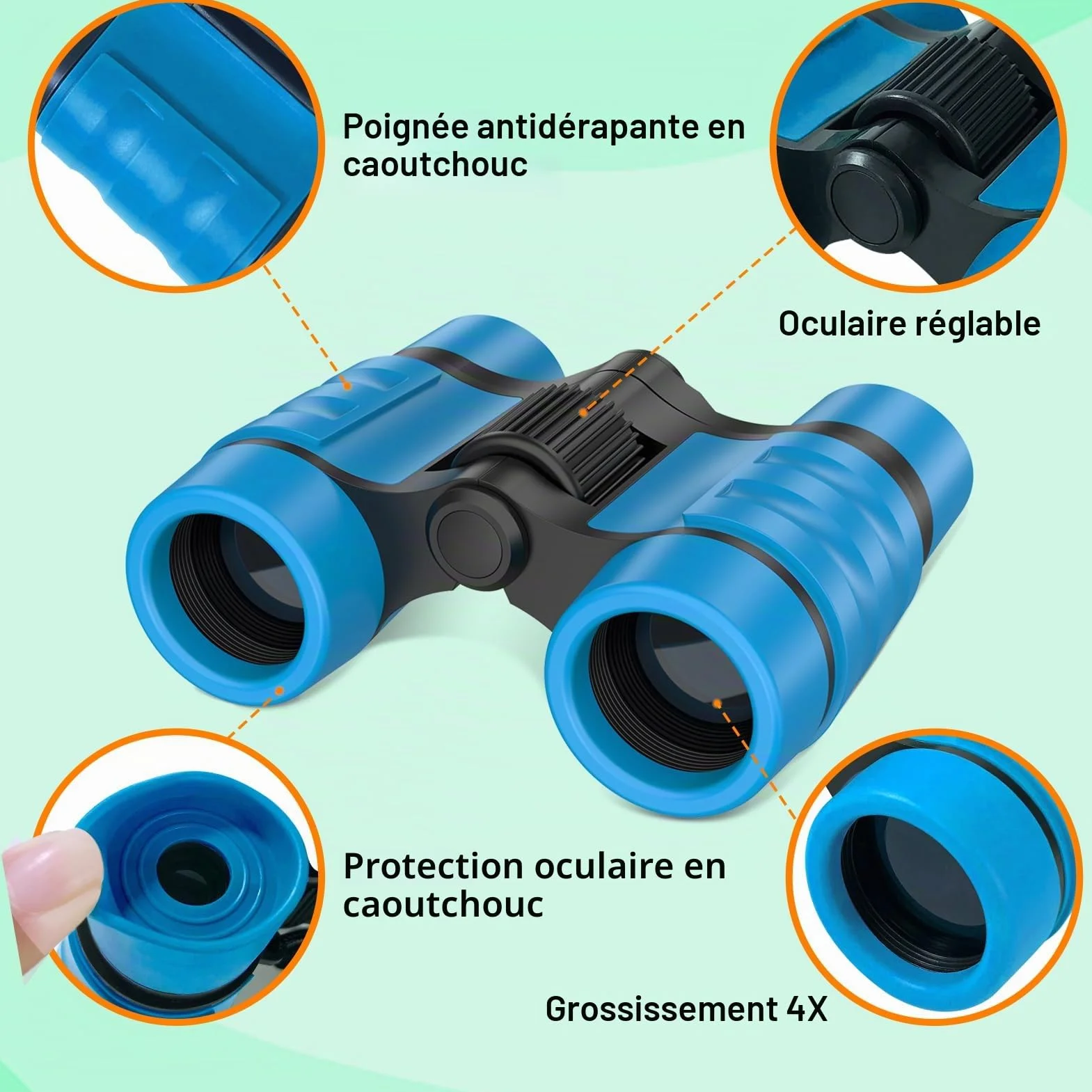 Kit d'exploration pour enfants avec gilet de safari, chapeau et jumelles, piège à insectes