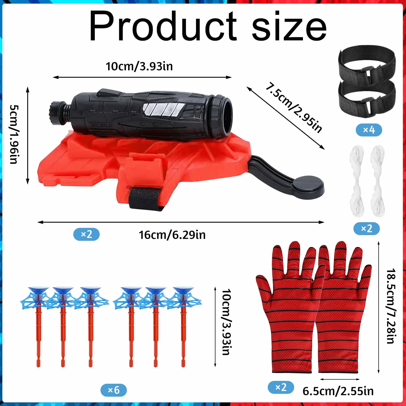 Gant De Lanceur Cosplay Plastique Jouets Poignet Lanceur Éducatifs Fête (B)
