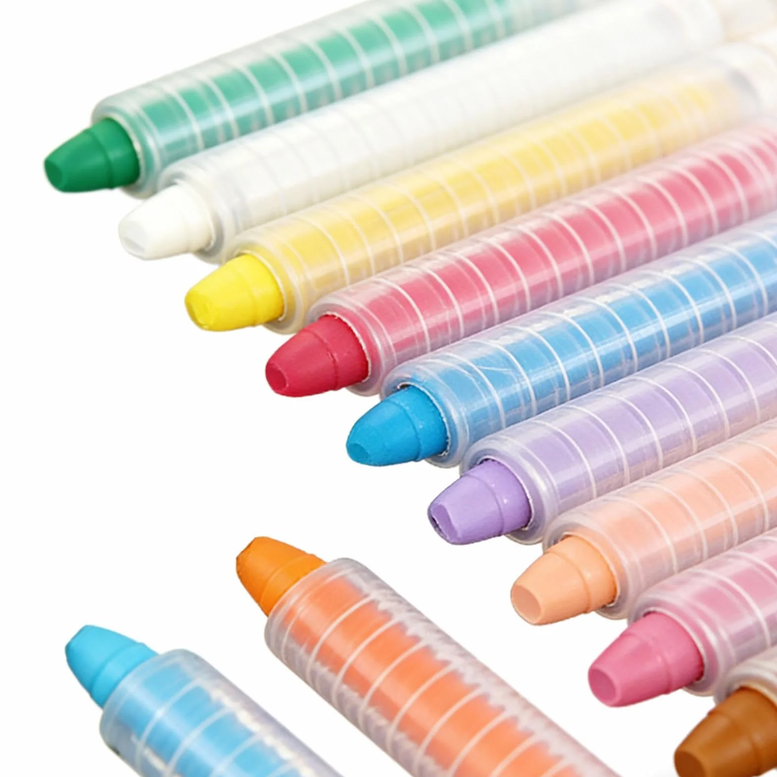 Craie Sans Poussière Pour Tableau Noir 12 Couleurs Pastel