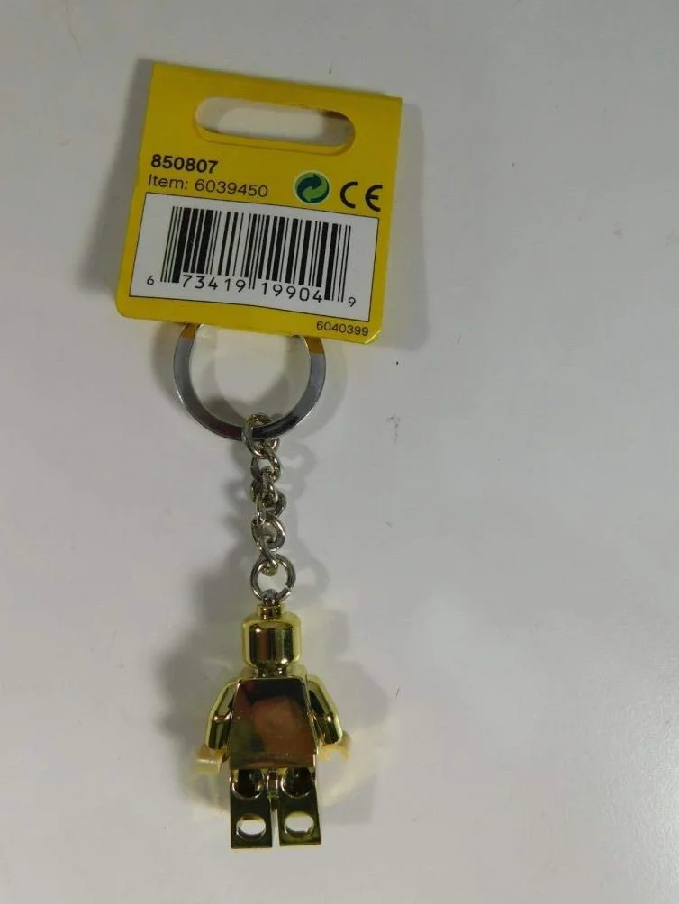 Lego Gold Minifigure Porte-Clés Collector