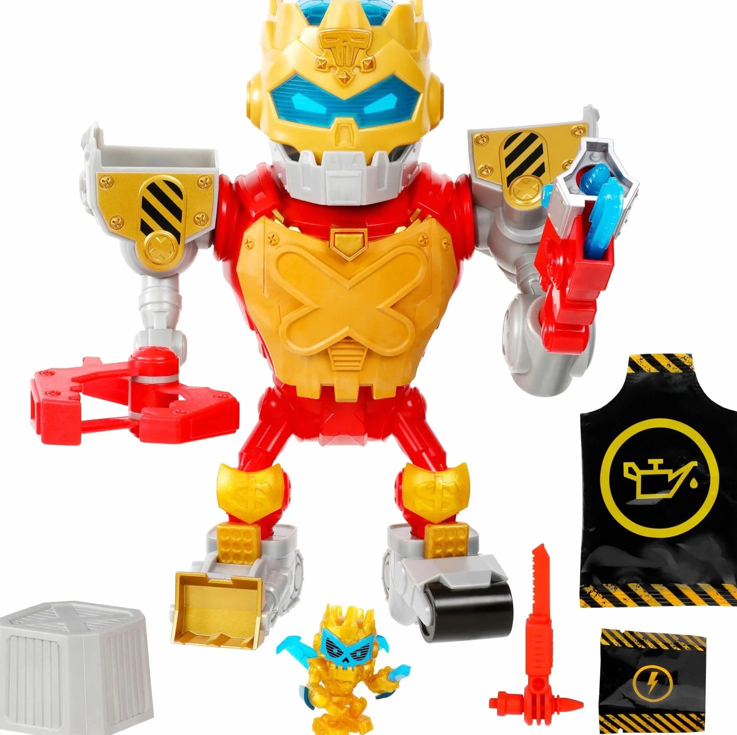 TREASURE X Robots Gold - Méga Robot Trésor avec Lumières et Sons Réels, 25 Niveaux d’Aventure