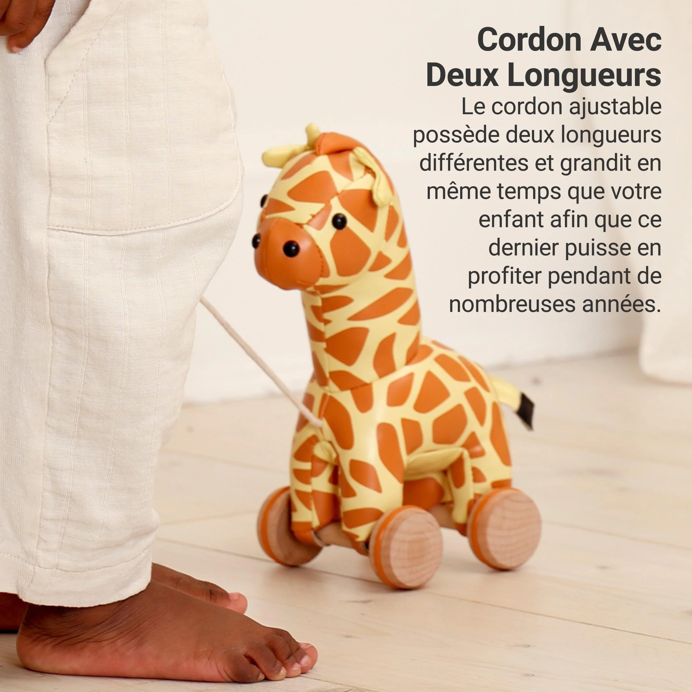 Little Big Friends Pull Along Friends Gina The Giraffe Pull Toy for Baby